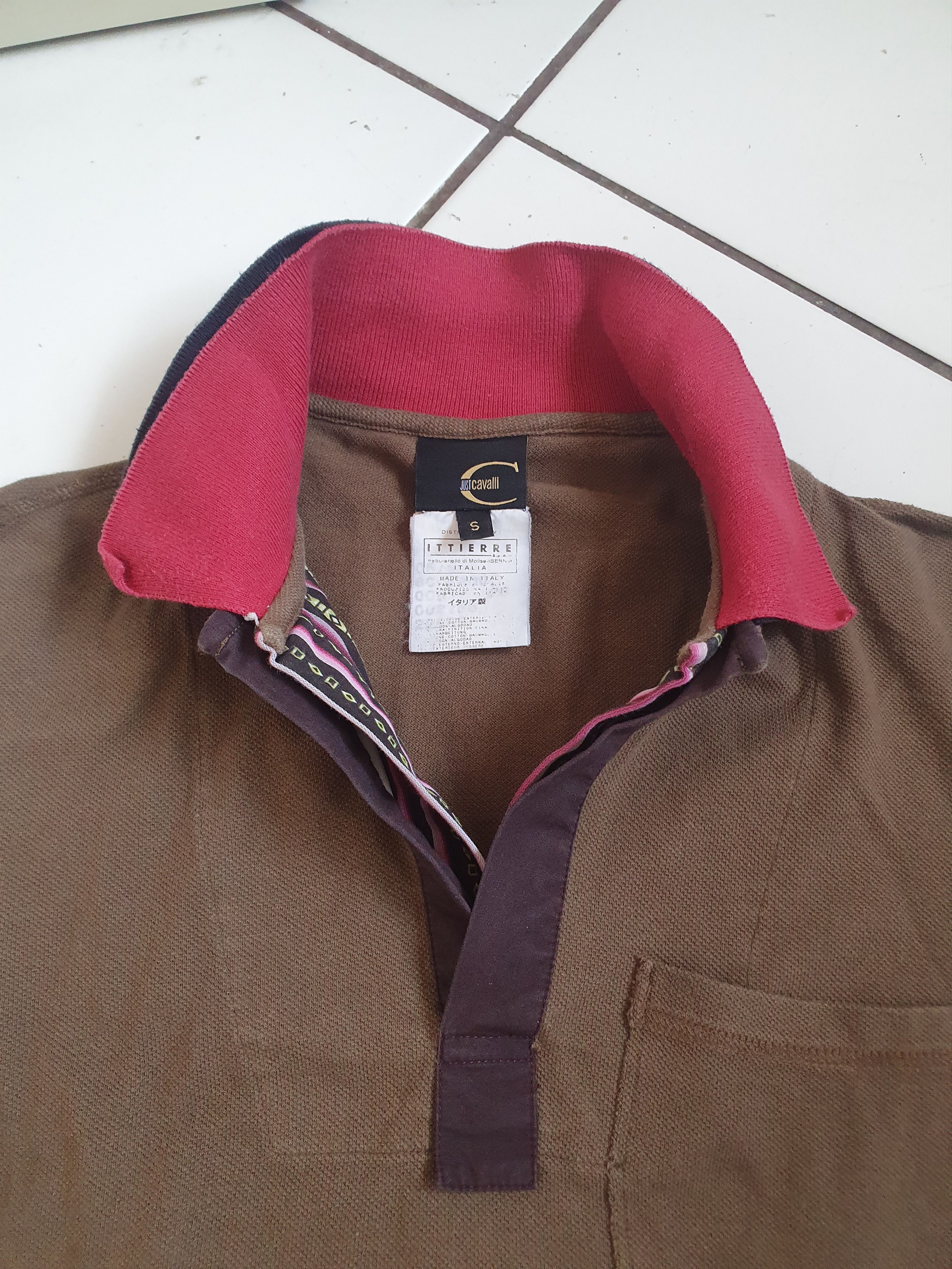 Just Cavalli Just Cavalli polo double collar Made in Italy SWAG tee,sz S Size US S / EU 44-46 / 1 - 7 Thumbnail