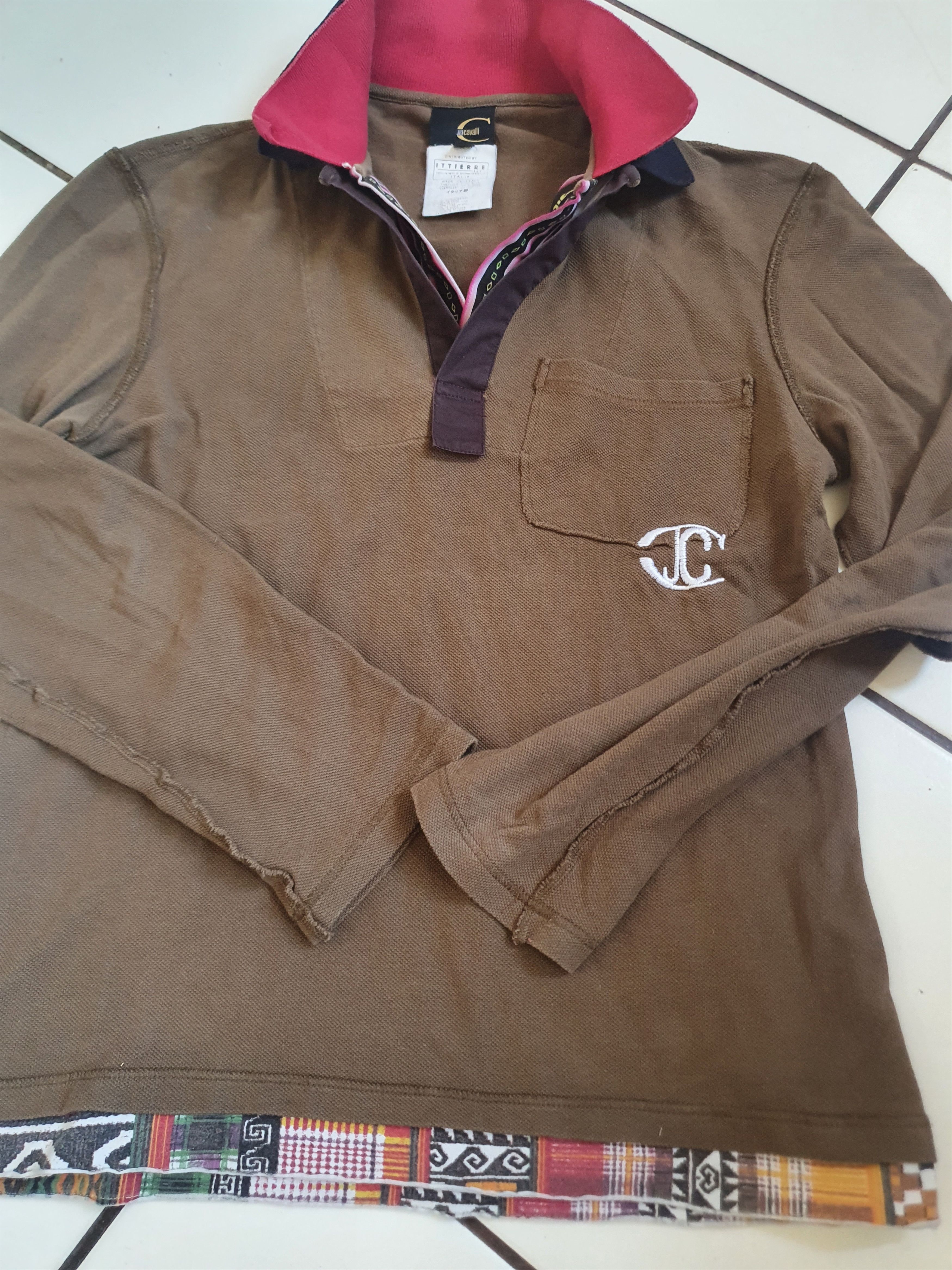 Just Cavalli Just Cavalli polo double collar Made in Italy SWAG tee,sz S Size US S / EU 44-46 / 1 - 12 Thumbnail