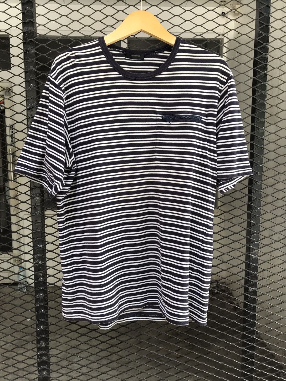 Undercover Undercover blue stripe zip pocket T-shirt Size US M / EU 48-50 / 2 - 1 Thumbnail