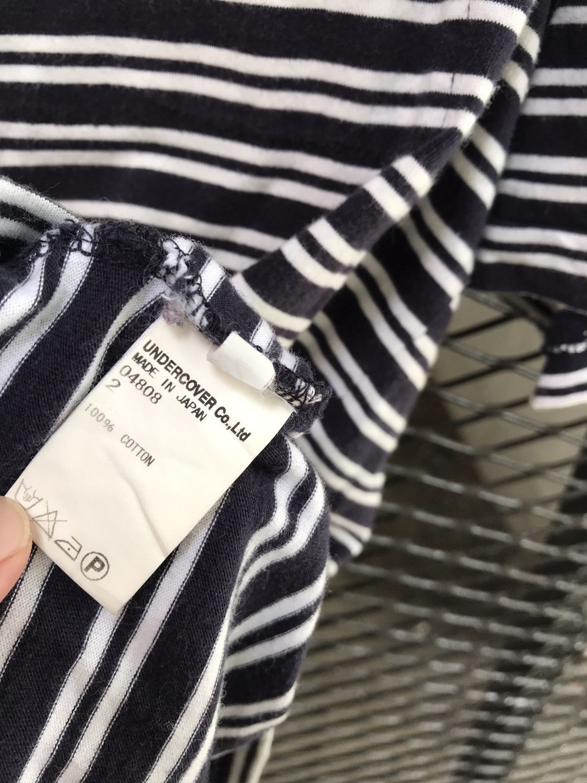 Undercover Undercover blue stripe zip pocket T-shirt Size US M / EU 48-50 / 2 - 4 Thumbnail