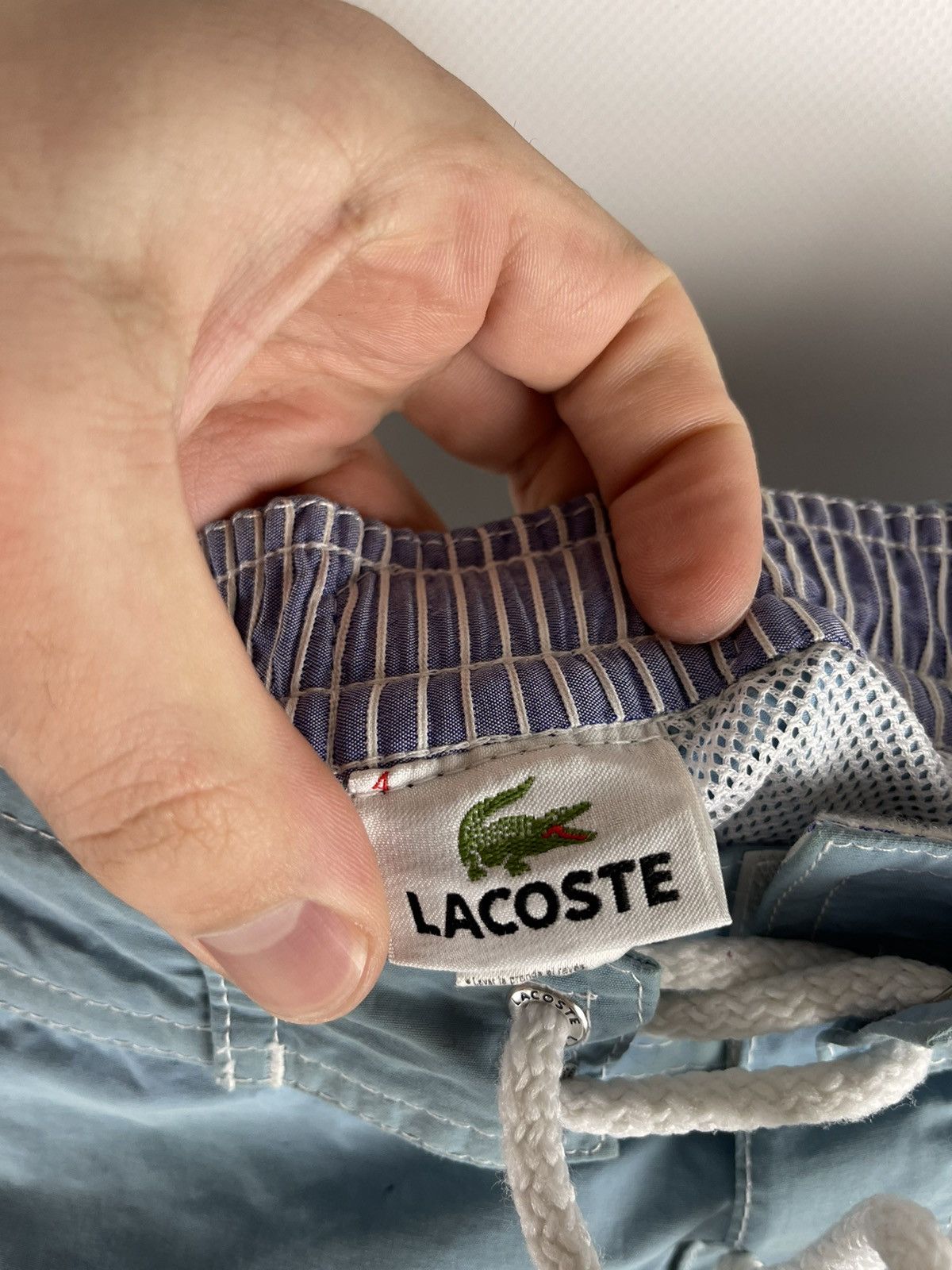 Lacoste Lacoste vintage blue logo cargo shorts travis Scott style Size US 32 / EU 48 - 4 Thumbnail