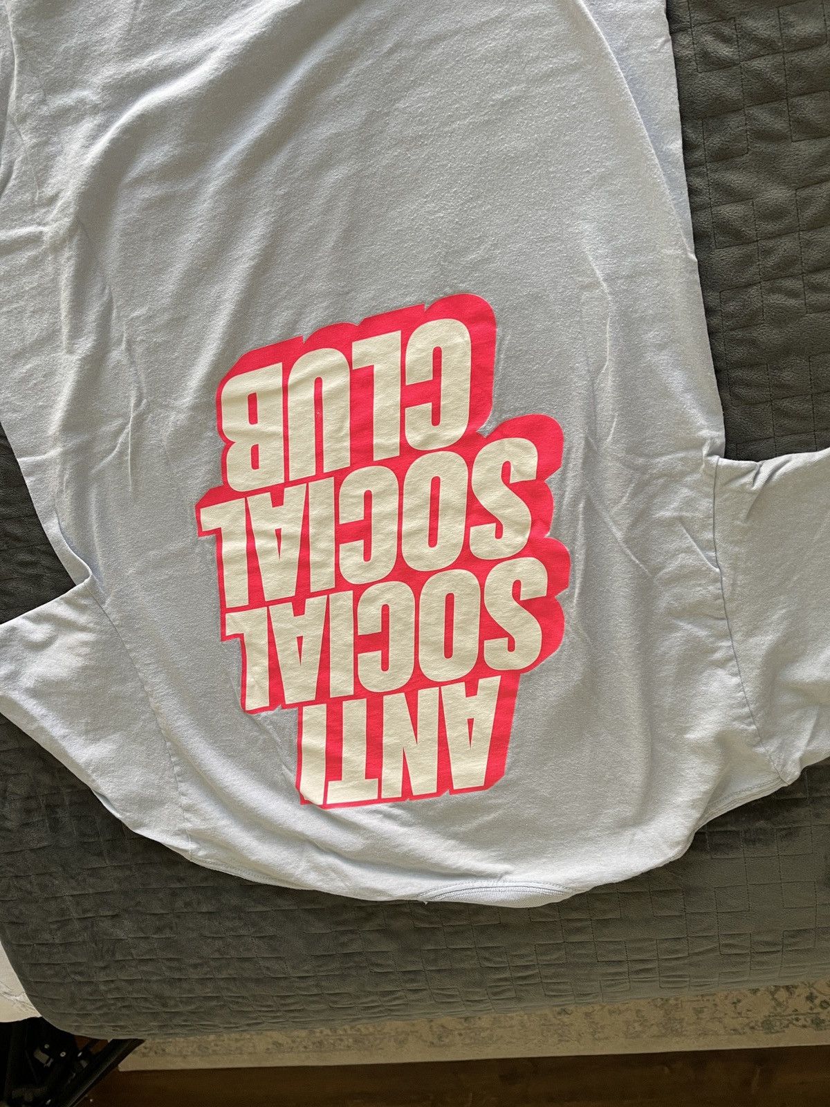 Anti Social Social Club Pink Block Logo Shirt Size US L / EU 52-54 / 3 - 3 Thumbnail