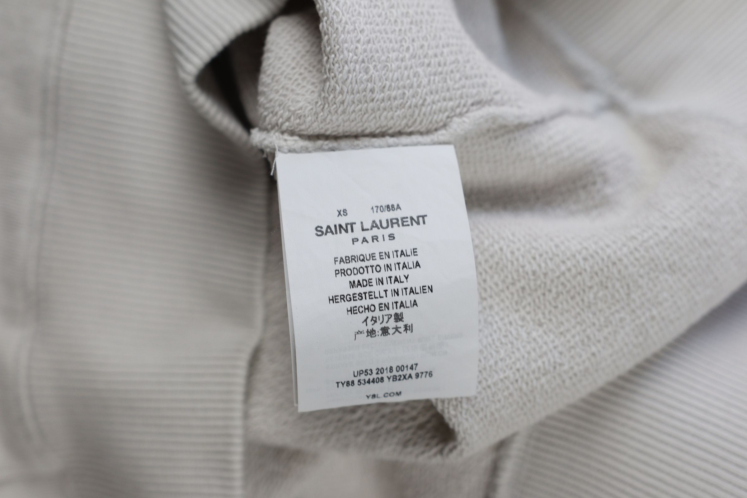 Saint Laurent Paris Saint Laurent Babylone Oversized Hoodie Size US XS / EU 42 / 0 - 12 Thumbnail
