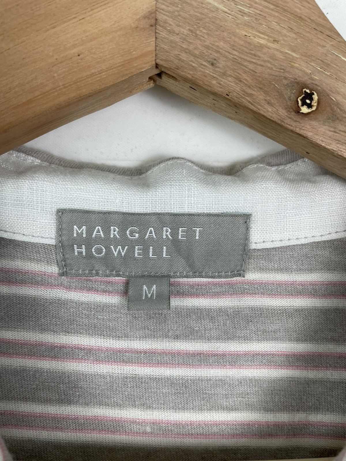 Margaret Howell Margaret Howell Japan Polo M | Striped Minimalist Cut Size US M / EU 48-50 / 2 - 3 Thumbnail