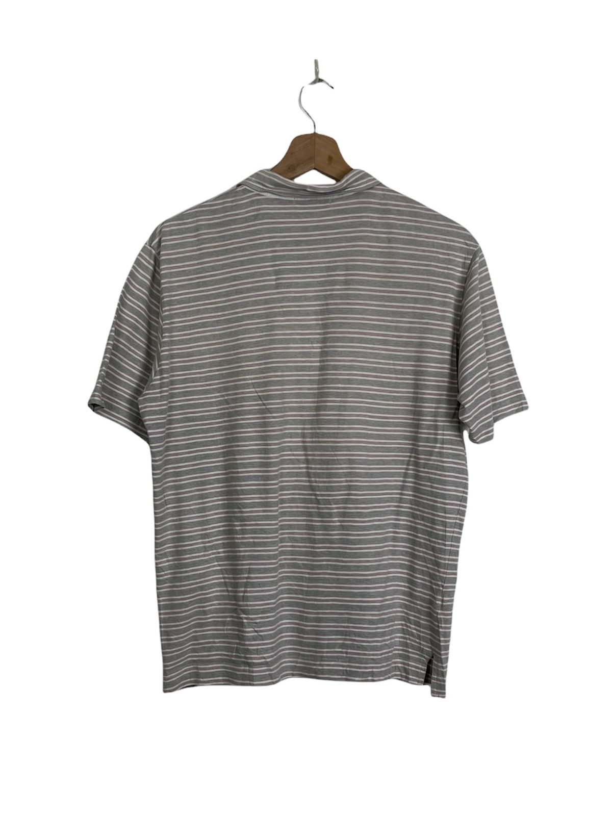 Margaret Howell Margaret Howell Japan Polo M | Striped Minimalist Cut Size US M / EU 48-50 / 2 - 2 Thumbnail