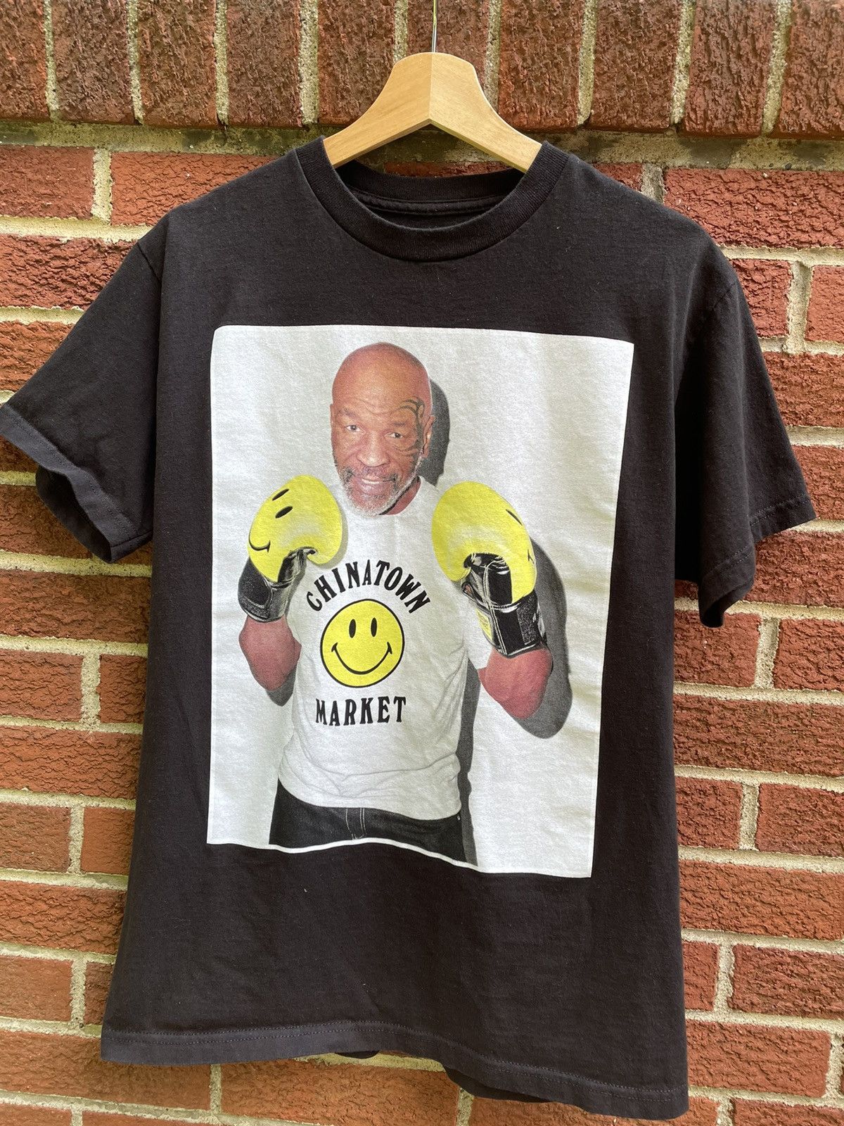 T-shirt Chinatown Market X Mike Tyson - Taille L, Noir - Neuf Avec étiquettes - Collection Streetwear