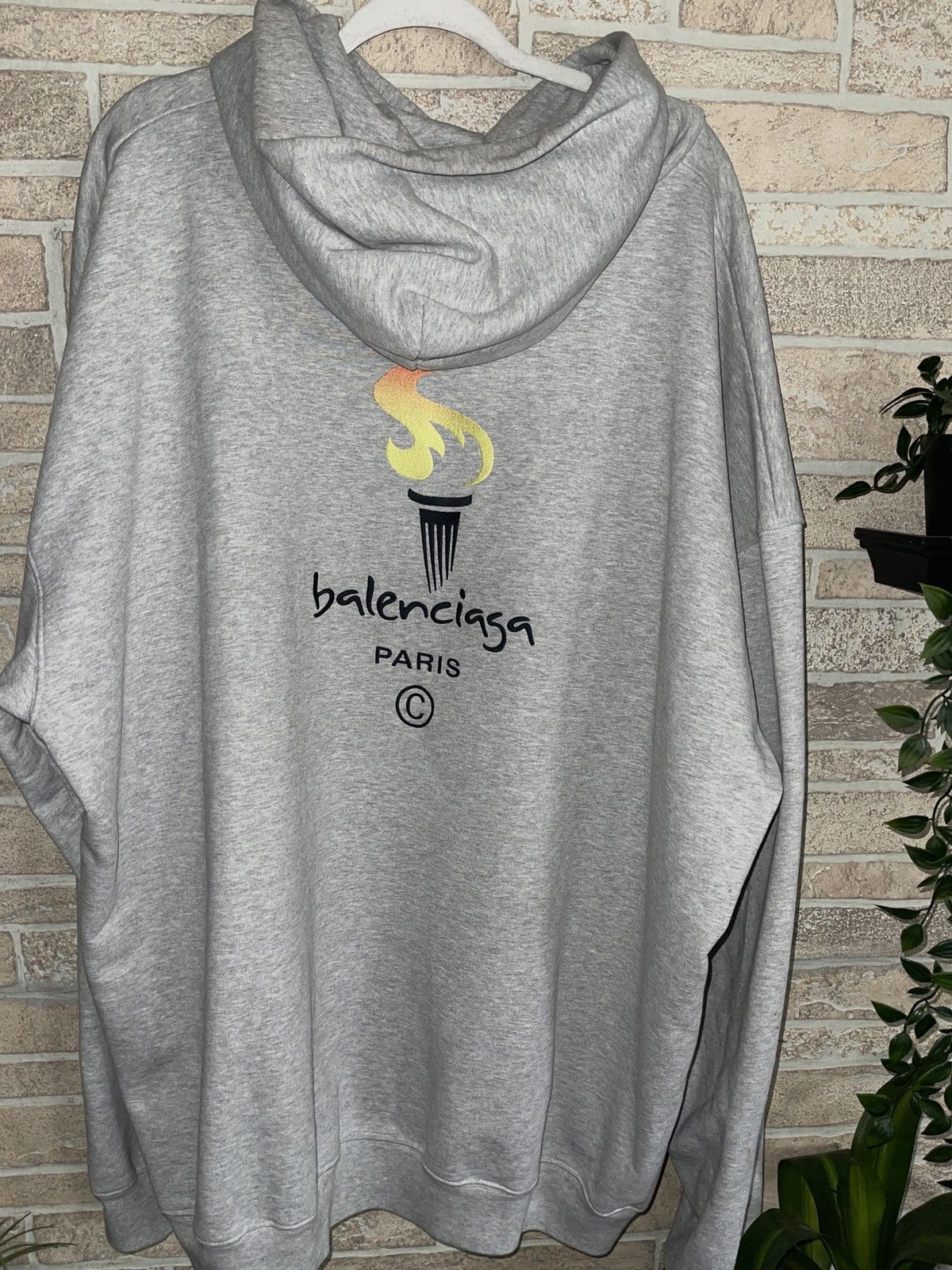 Balenciaga embroidered torch hoodie Paris Olympics 🗽🔥