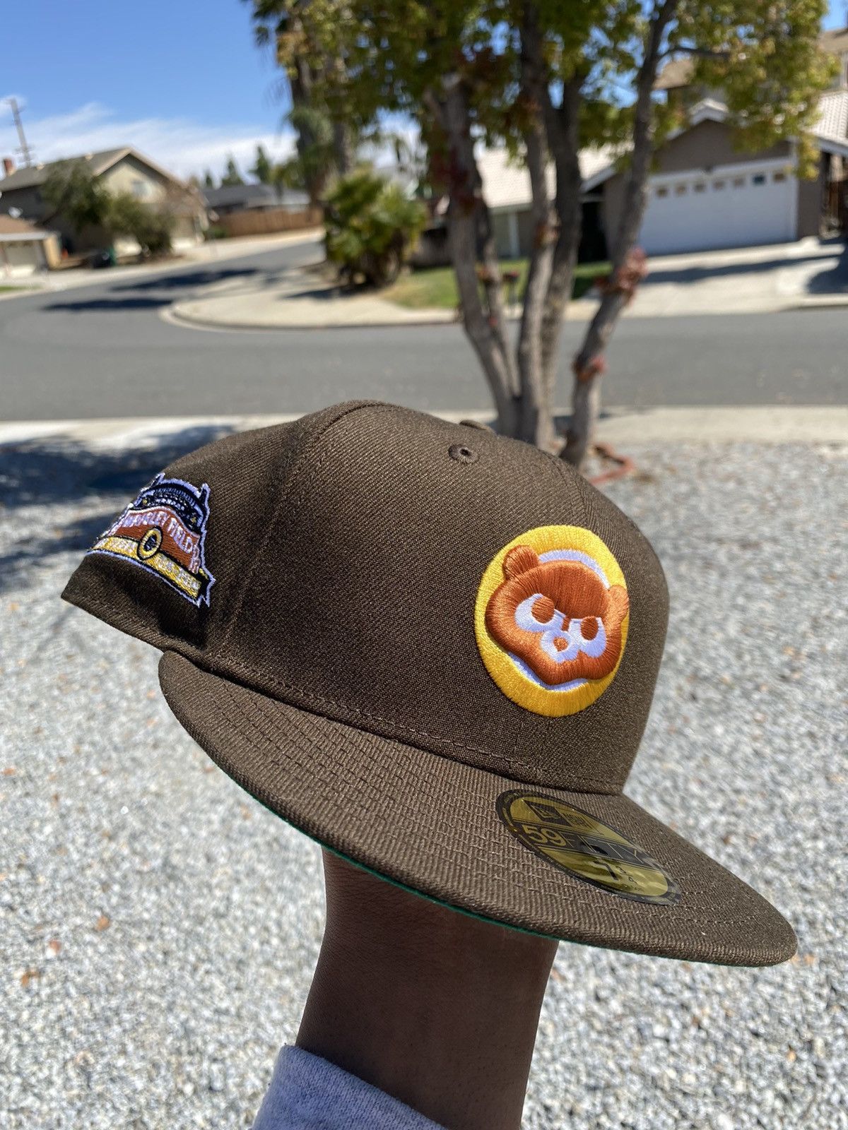 Hat Club New Era Aux Pack “Kanye West” Chicago Cubs Fitted 7 1/4 Hat Club aux pack Chicago Cubs kanye west graduation album  main image 2