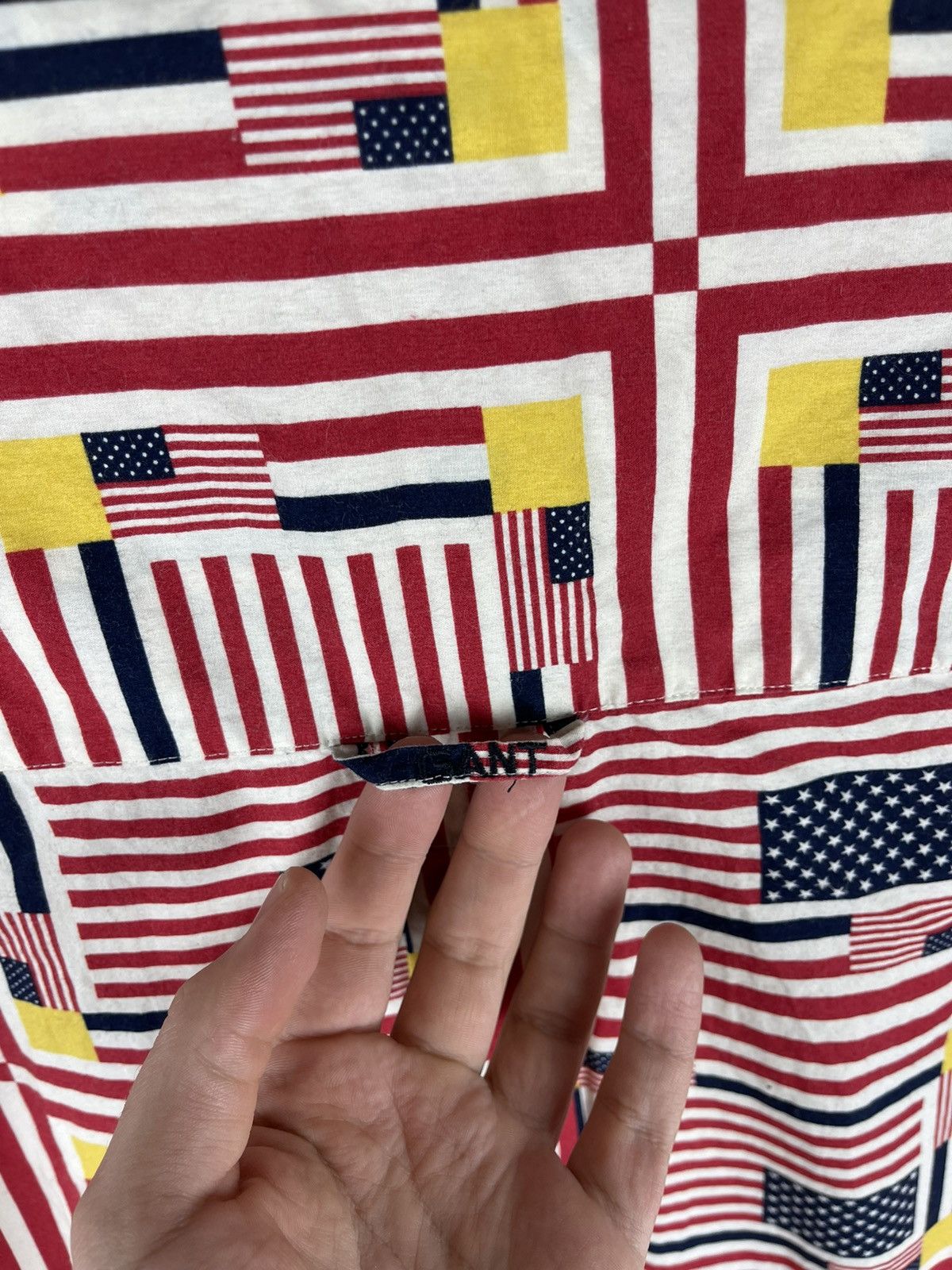 Gant Gant Heritage print American flag vintage 90s ss shirt Size US M / EU 48-50 / 2 - 8 Thumbnail