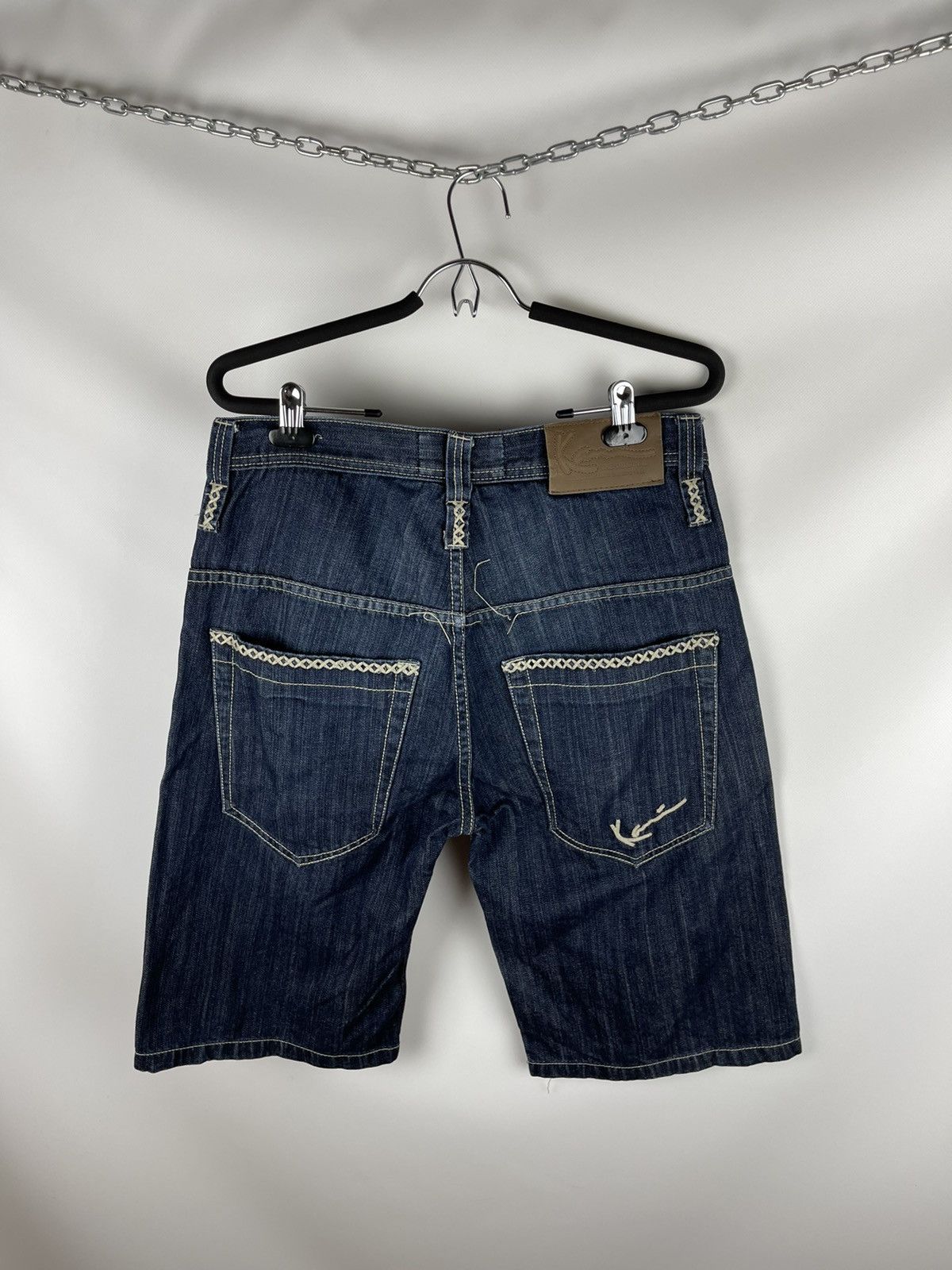 Karl Kani Karl Kani vintage big logo rap shorts denim jeans Size US 32 / EU 48 - 2 Thumbnail
