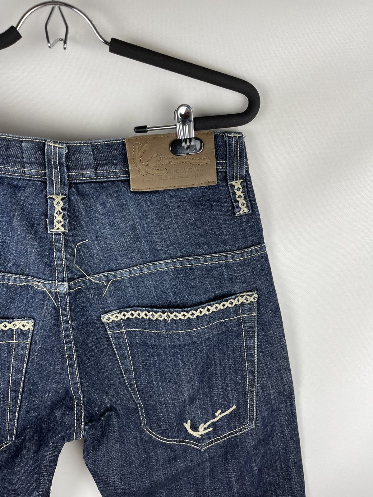 Karl Kani Karl Kani vintage big logo rap shorts denim jeans Size US 32 / EU 48 - 8 Thumbnail