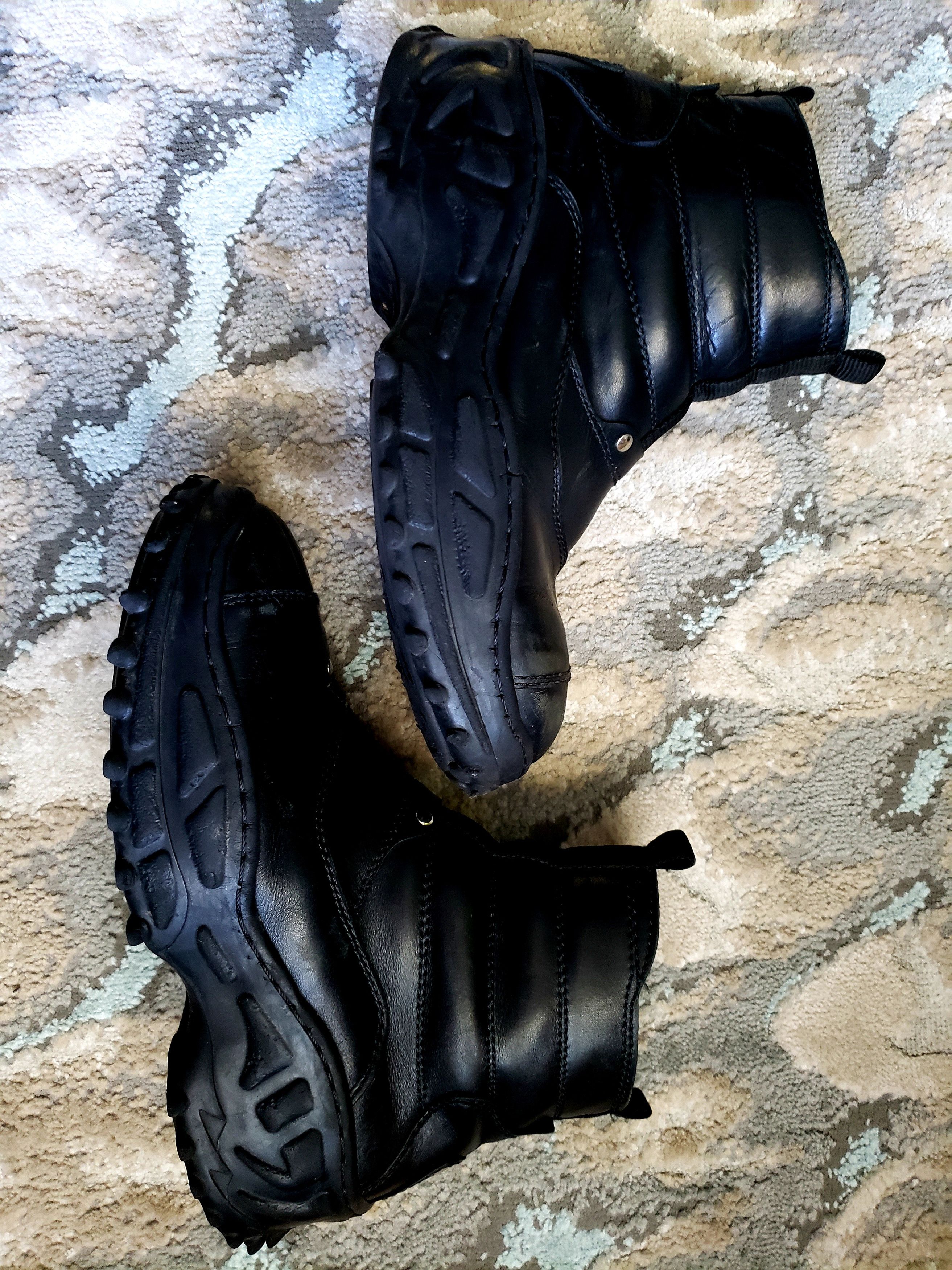 Bed Stu Black Leather Cyberpunk Boots Size US 9 / EU 42 - 7 Thumbnail