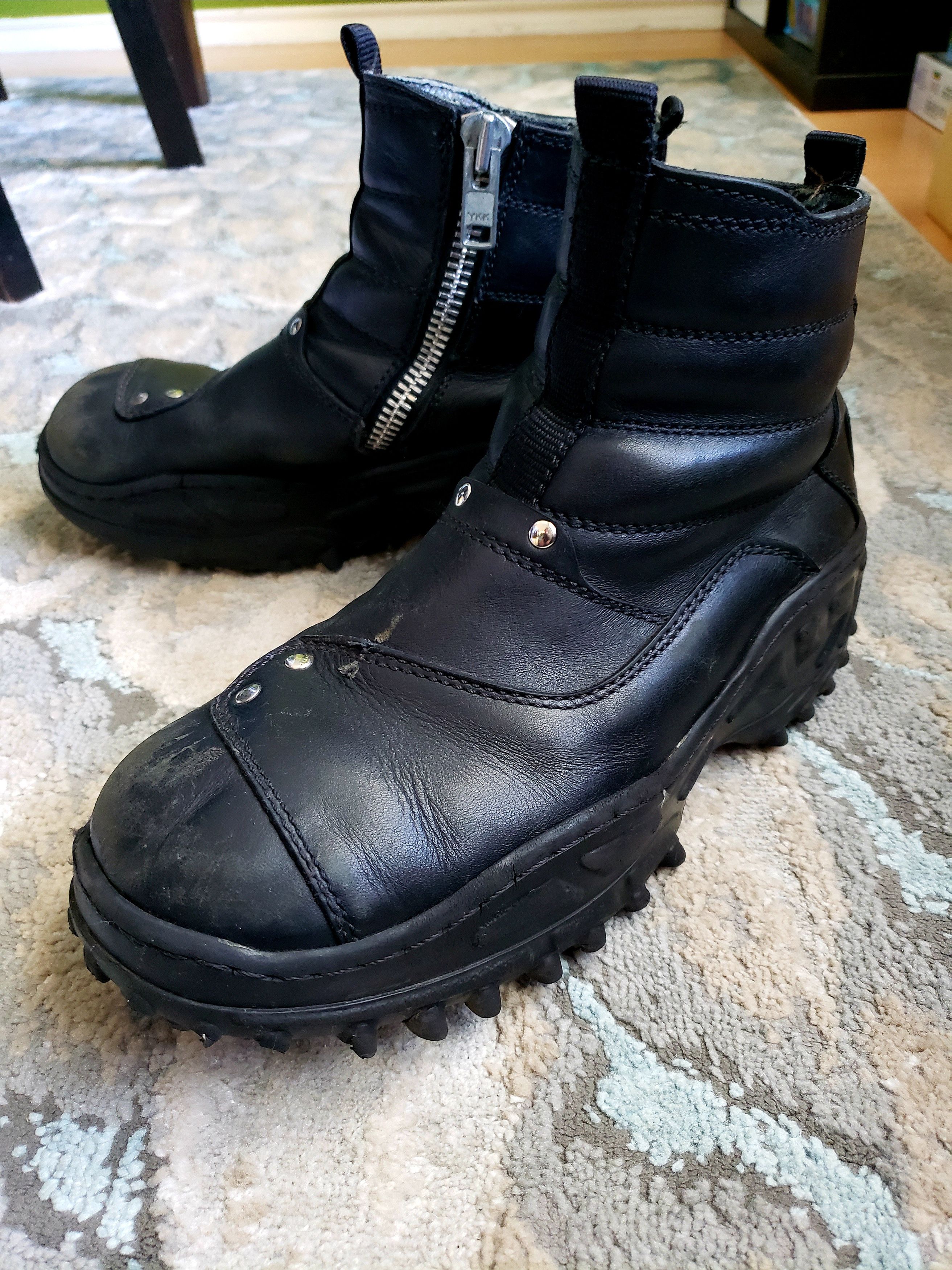Bed Stu Black Leather Cyberpunk Boots Size US 9 / EU 42 - 5 Thumbnail