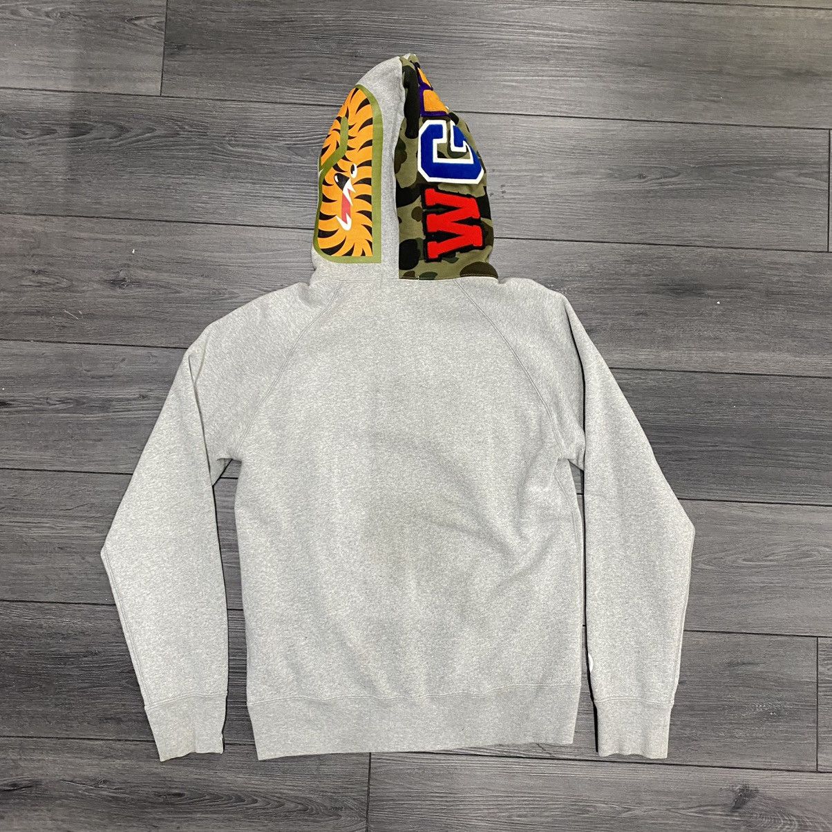 BAPE Shark store hoodie Grey size large