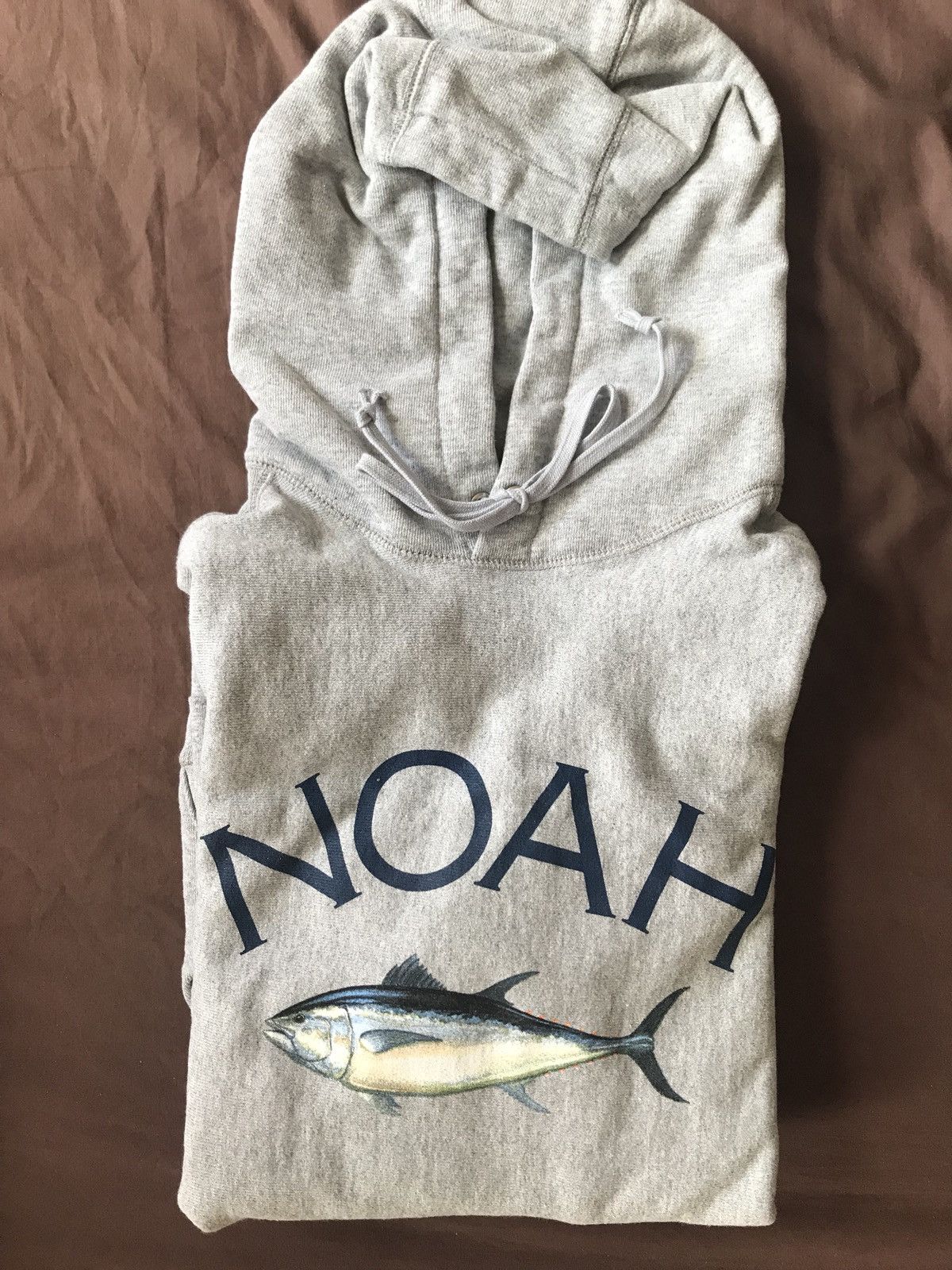 Noah Tuna Fish Japan Exclusive Hoodie Grey | Grailed 