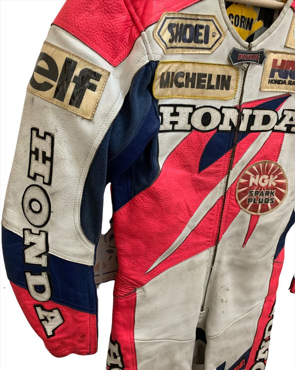 Honda Vintage Honda Racing Leather Jumpsuit Size US M / EU 48-50 / 2 - 4 Thumbnail