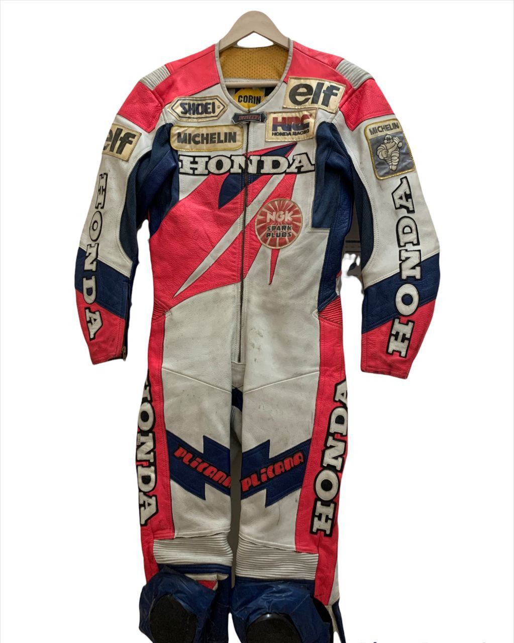Honda Vintage Honda Racing Leather Jumpsuit Size US M / EU 48-50 / 2 - 1 Thumbnail