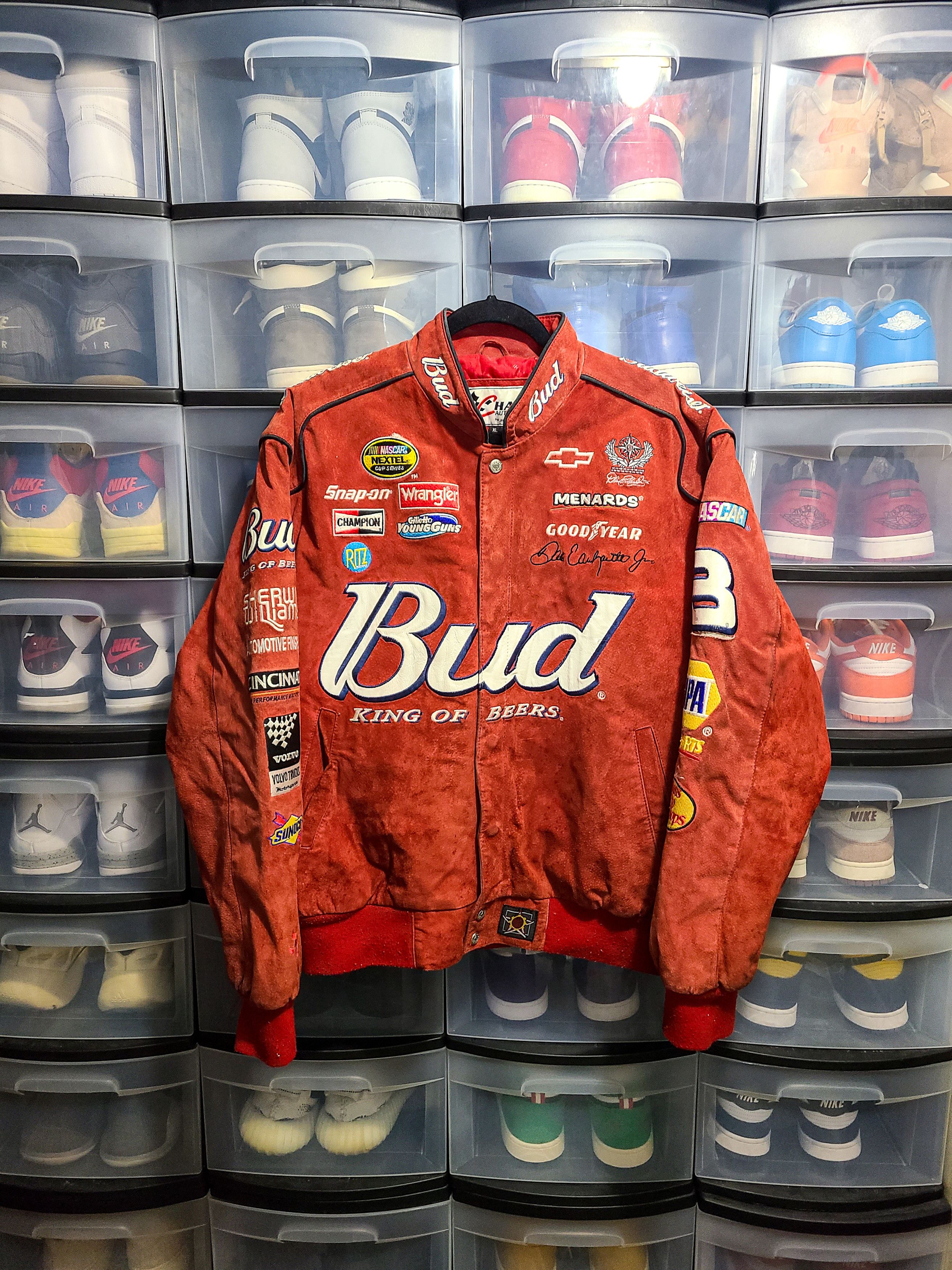 Budweiser × NASCAR × Vintage Budweiser NASCAR Racing Jacket | Grailed