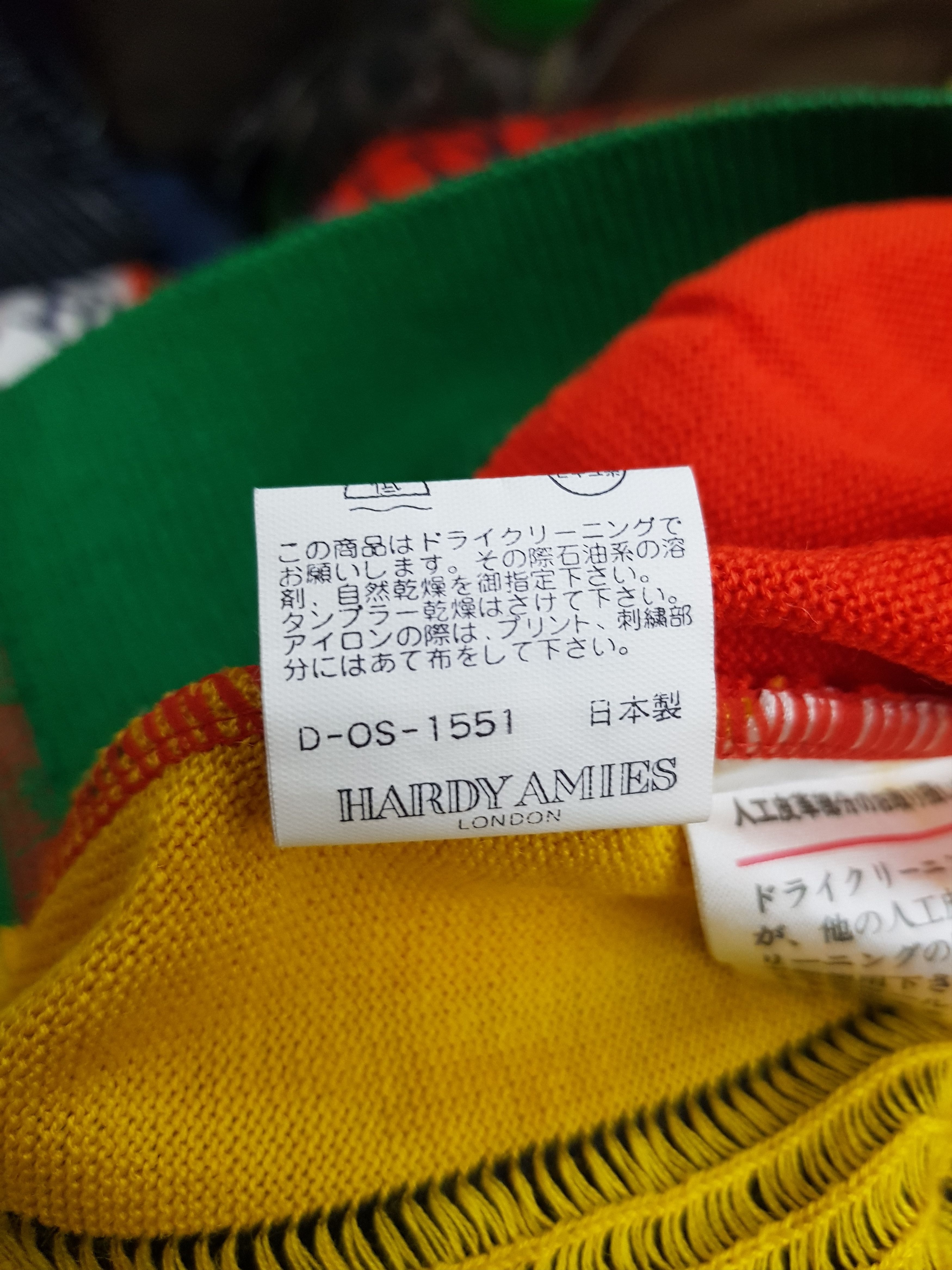Hardy Amies × Hysteric Glamour × Vintage 90's Vintage Hardy Amies Sport Tops Knitwear Shirt Design Size US M / EU 48-50 / 2 - 8 Thumbnail