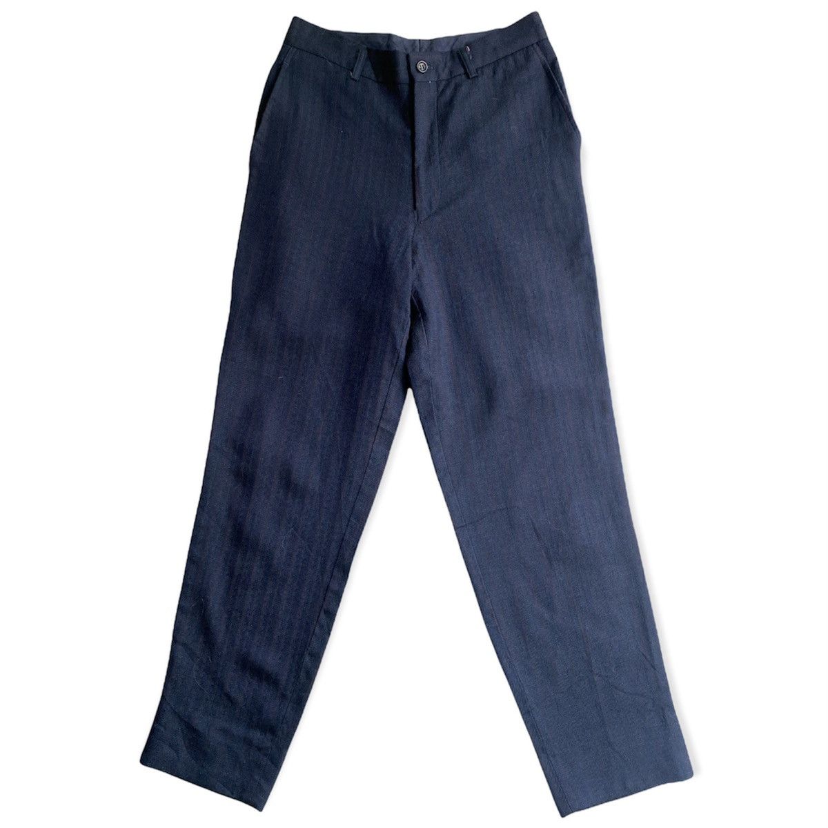 Comme des Garcons Vintage 2001 Navy/Pink Stripe Pants Size US 28 / EU 44 - 1 Thumbnail
