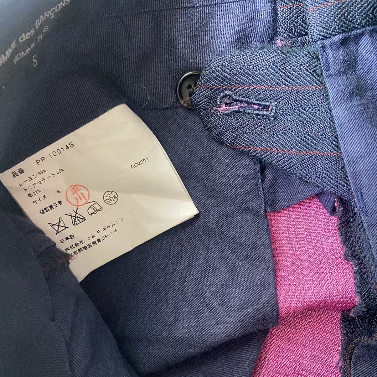 Comme des Garcons Vintage 2001 Navy/Pink Stripe Pants Size US 28 / EU 44 - 4 Thumbnail