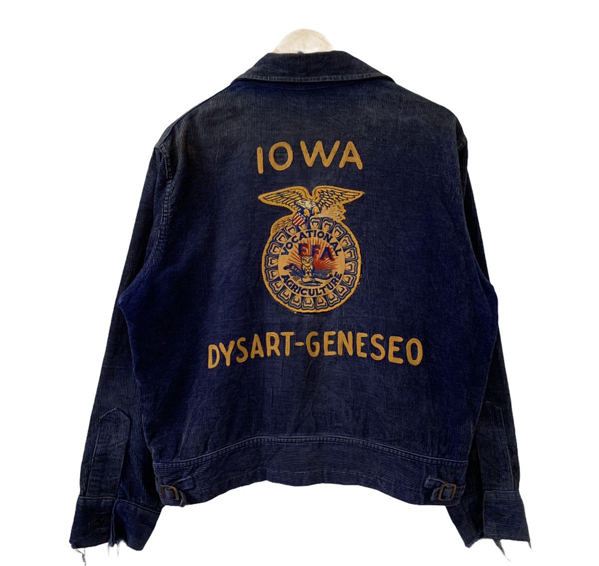 80s〜 FFAジャケット ブラック アイオワ ヴィンテージ 80s〜 FFAジャケット ブラック アイオワ ヴィンテージ 80s