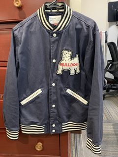 Supreme bulldog varsity on sale jacket