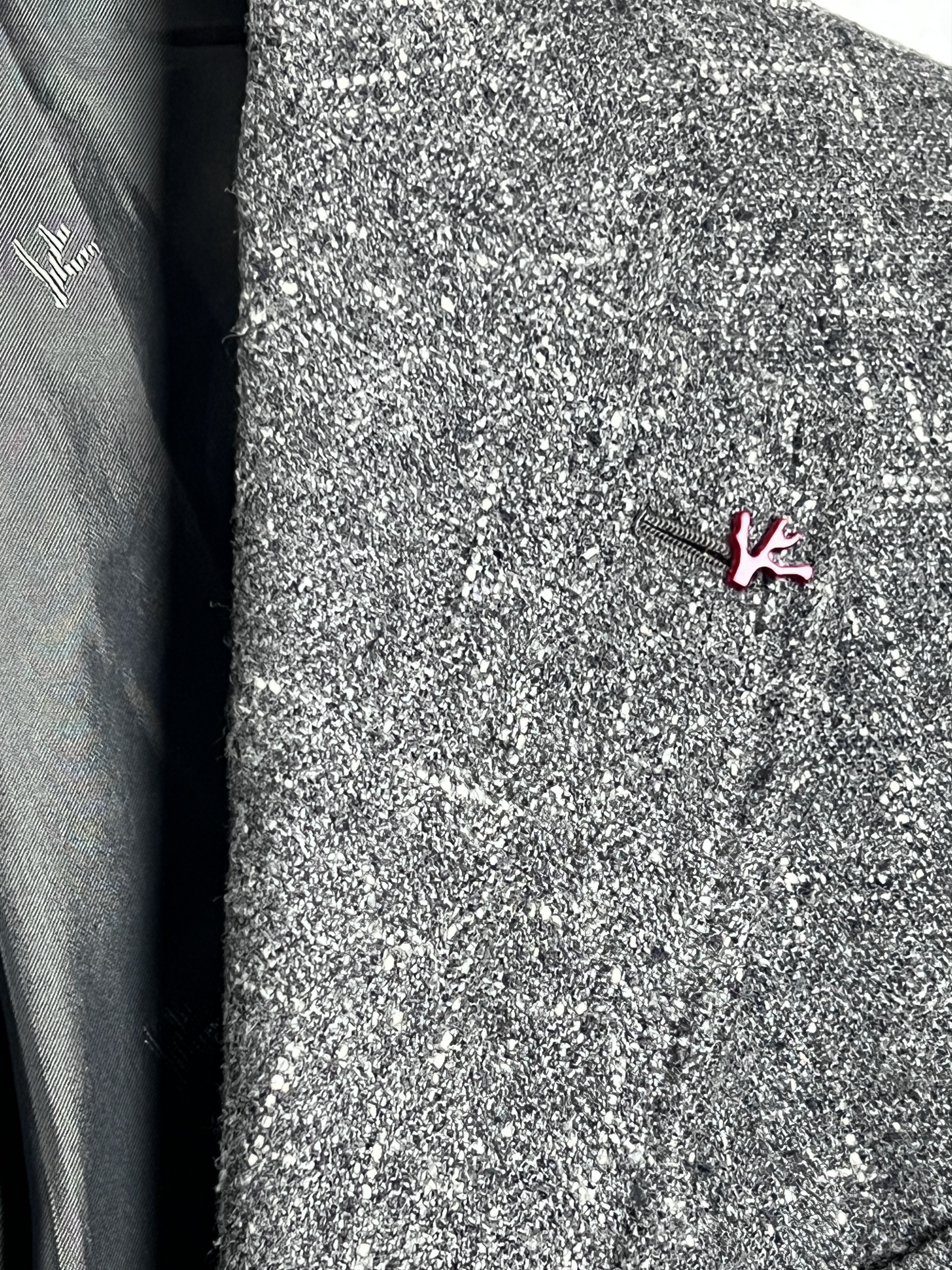 Isaia Musa Silk and Wool Blend Donegal Blazer Size 38R - 5 Thumbnail
