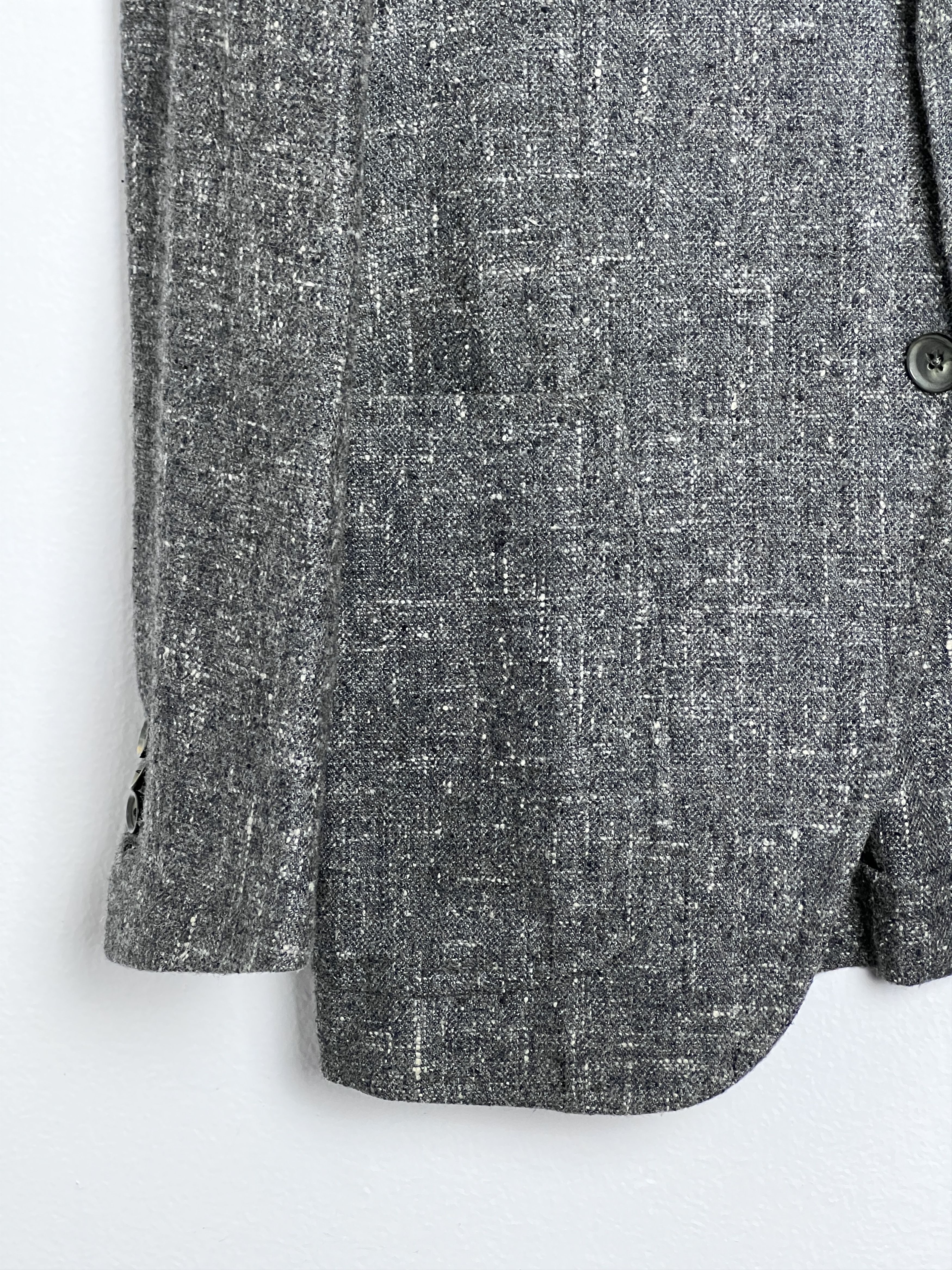 Isaia Musa Silk and Wool Blend Donegal Blazer Size 38R - 3 Thumbnail