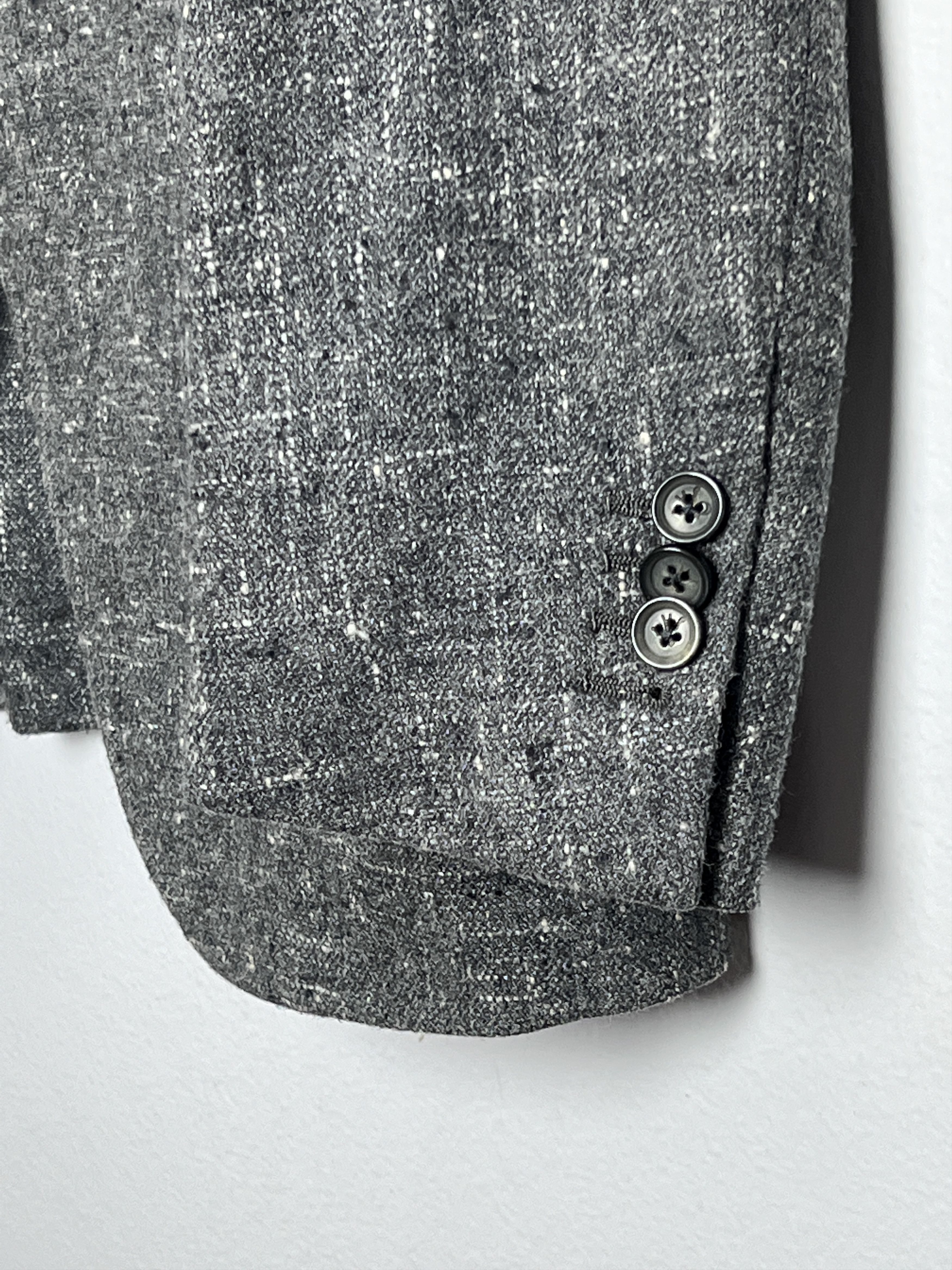 Isaia Musa Silk and Wool Blend Donegal Blazer Size 38R - 4 Thumbnail