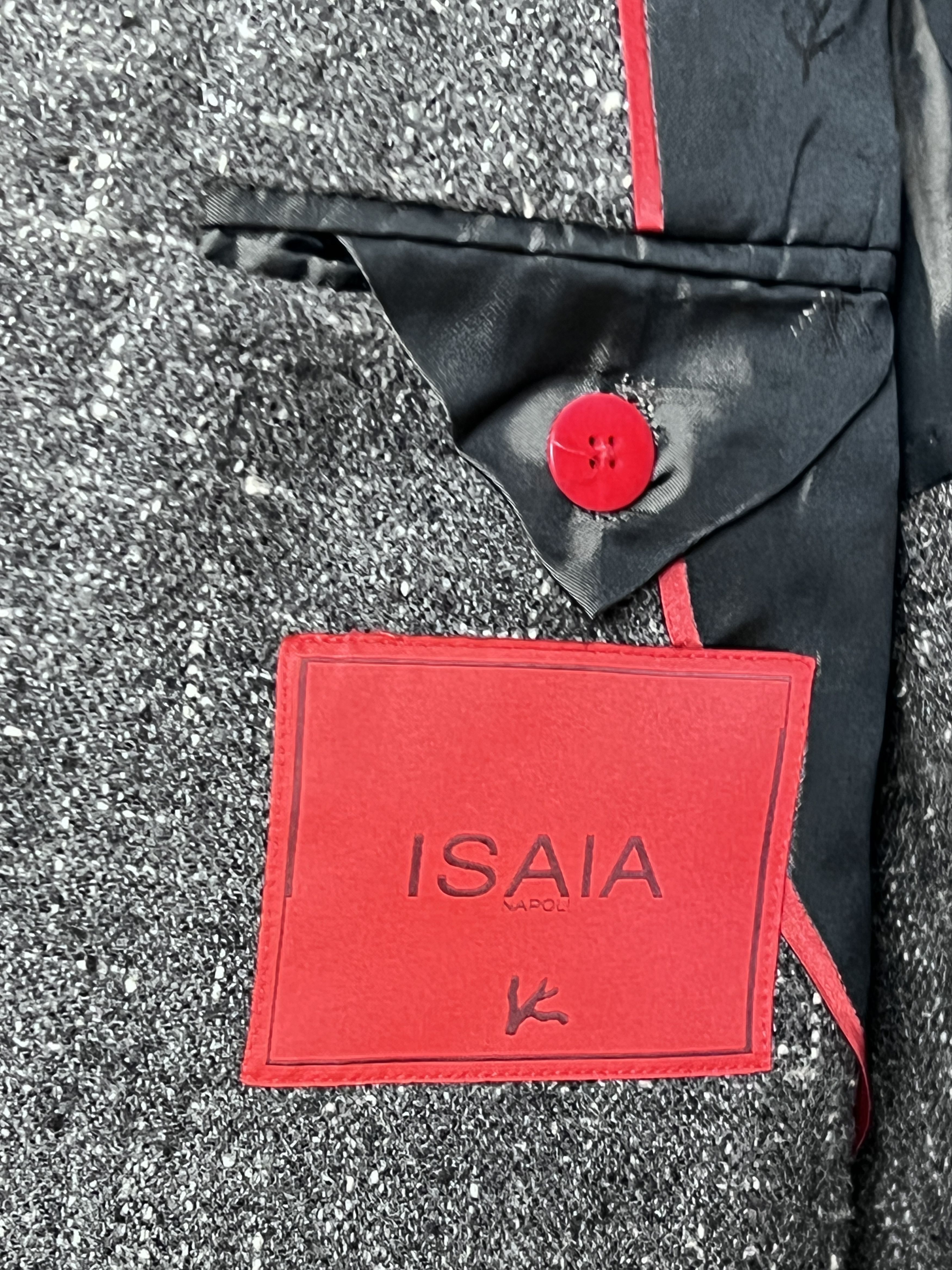 Isaia Musa Silk and Wool Blend Donegal Blazer Size 38R - 8 Thumbnail