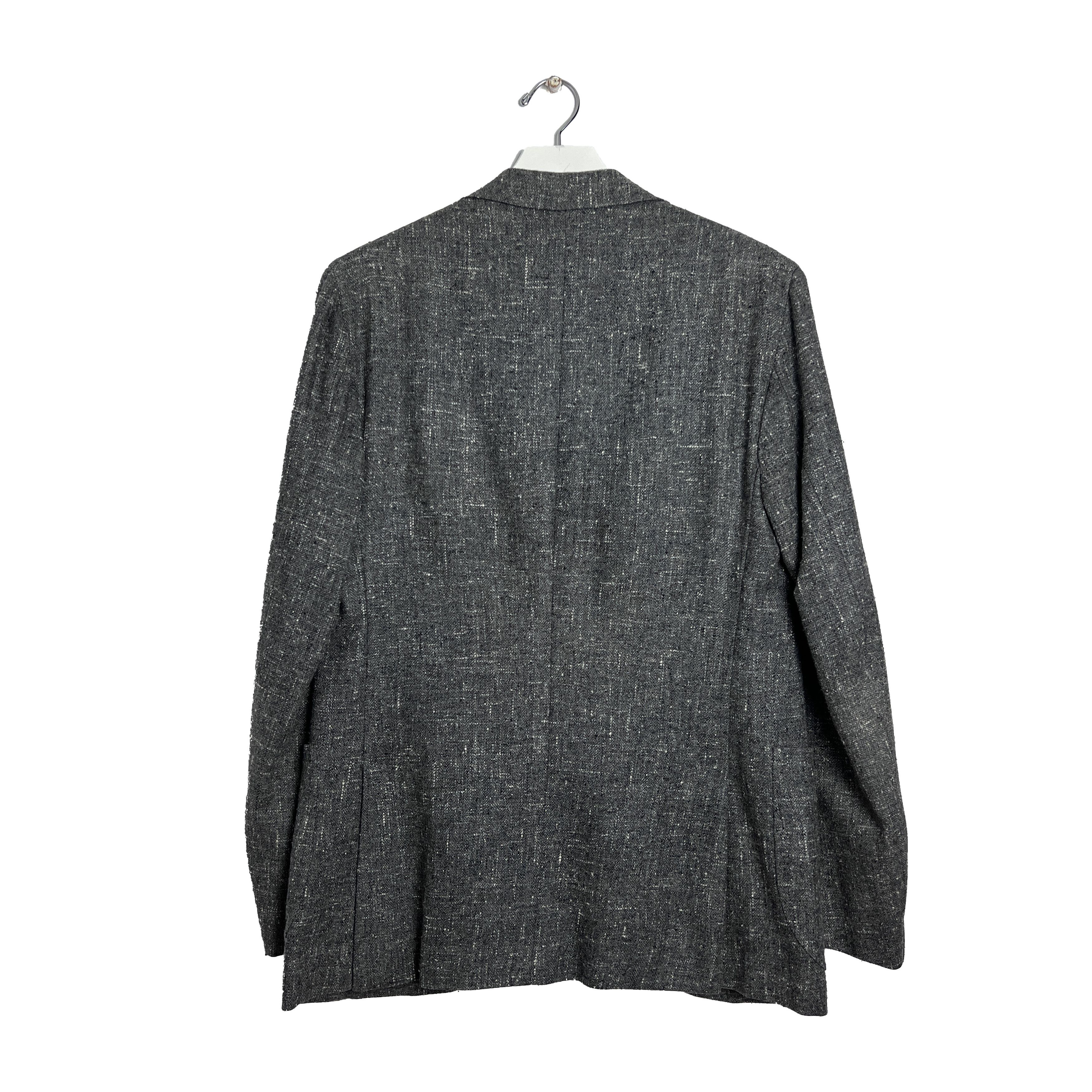 Isaia Musa Silk and Wool Blend Donegal Blazer Size 38R - 2 Thumbnail
