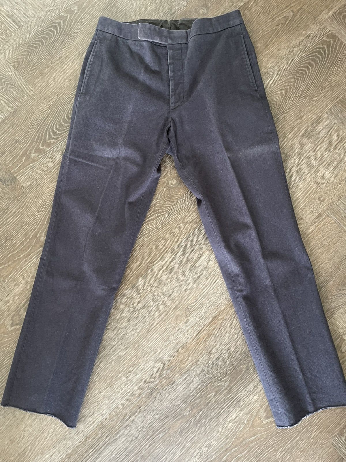 Thom Browne Navy Cotton Chinos