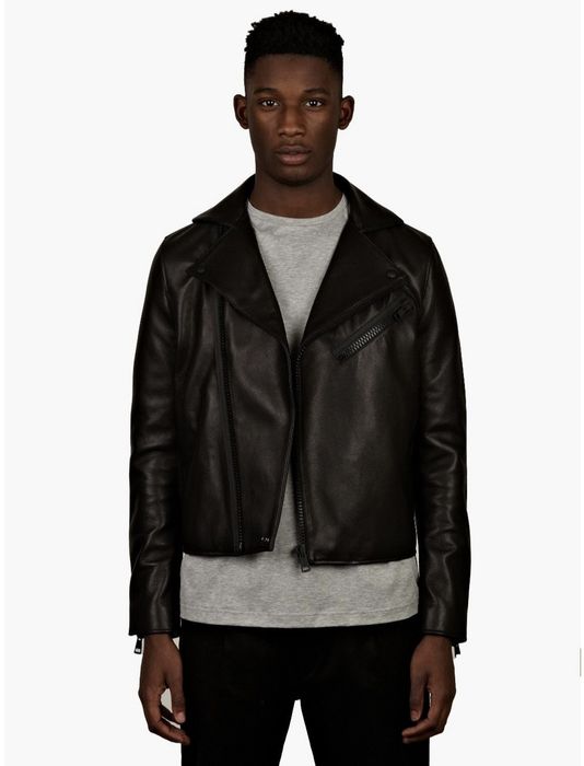 Acne Studios Acne Studios Gibson Clean Leather Jacket | Grailed