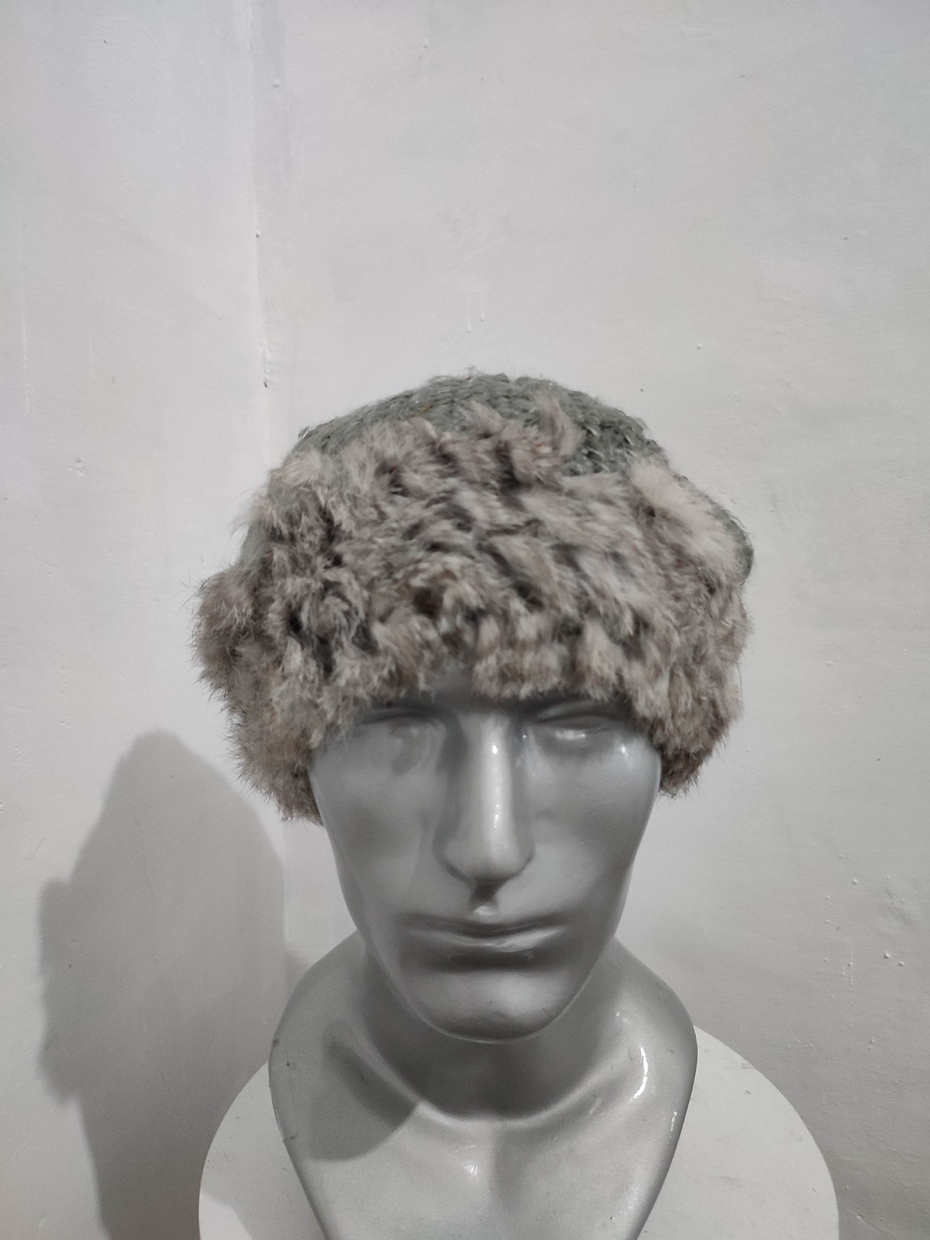 Japanese Brand 🔥Unknown Japanese Beanie Mix Fur Design Hats Size ONE SIZE - 1 Thumbnail