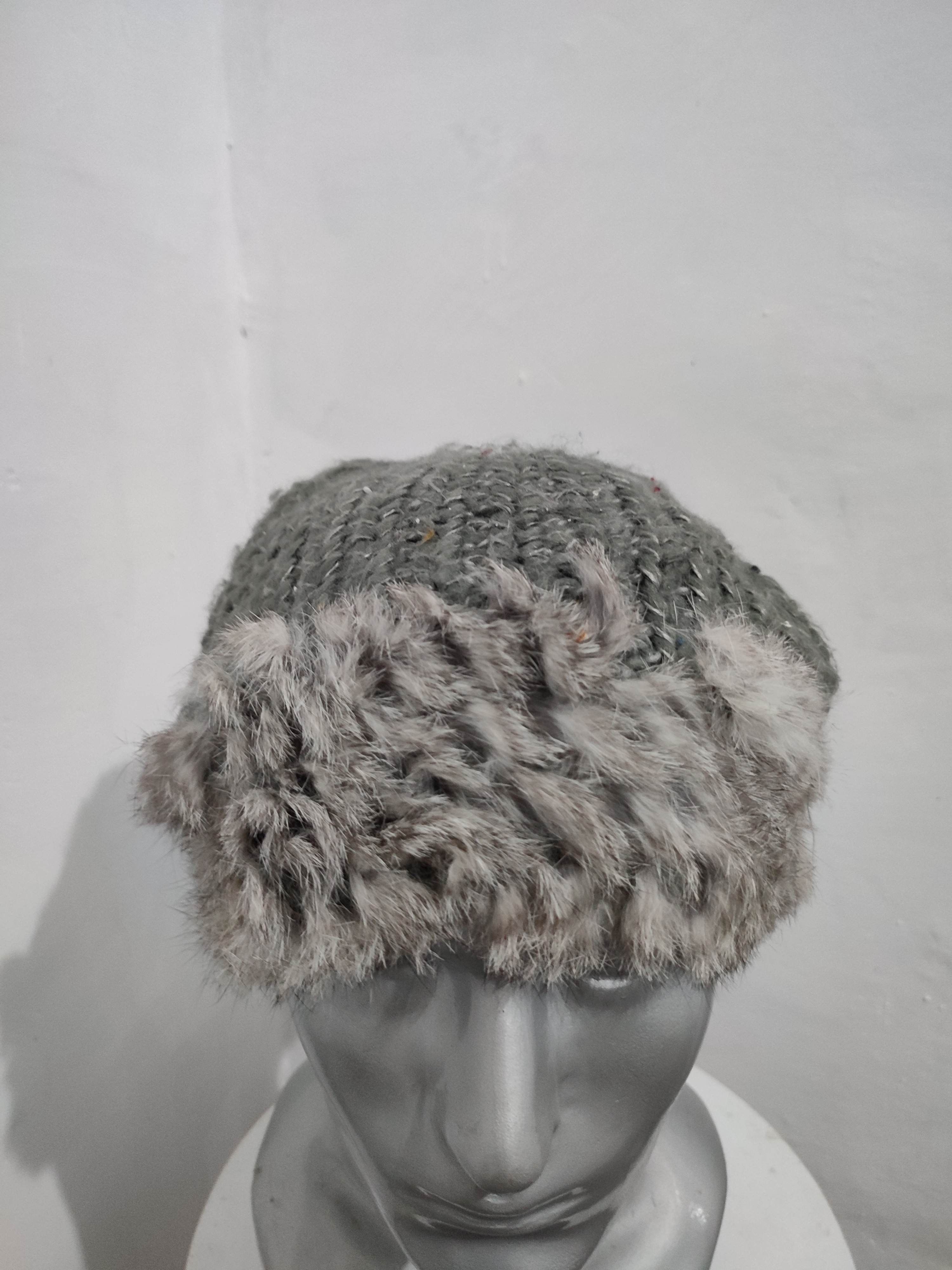 Japanese Brand 🔥Unknown Japanese Beanie Mix Fur Design Hats Size ONE SIZE - 2 Thumbnail