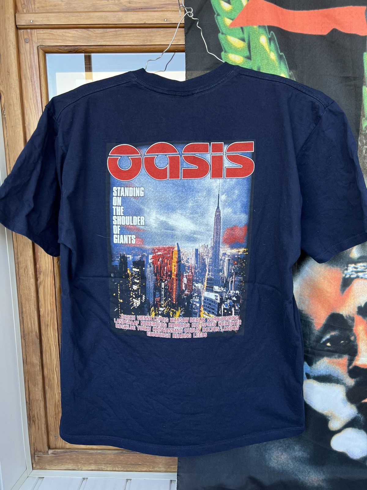 Band Tees × Vintage Vintage Oasis T-shirt Standing on the shoulder