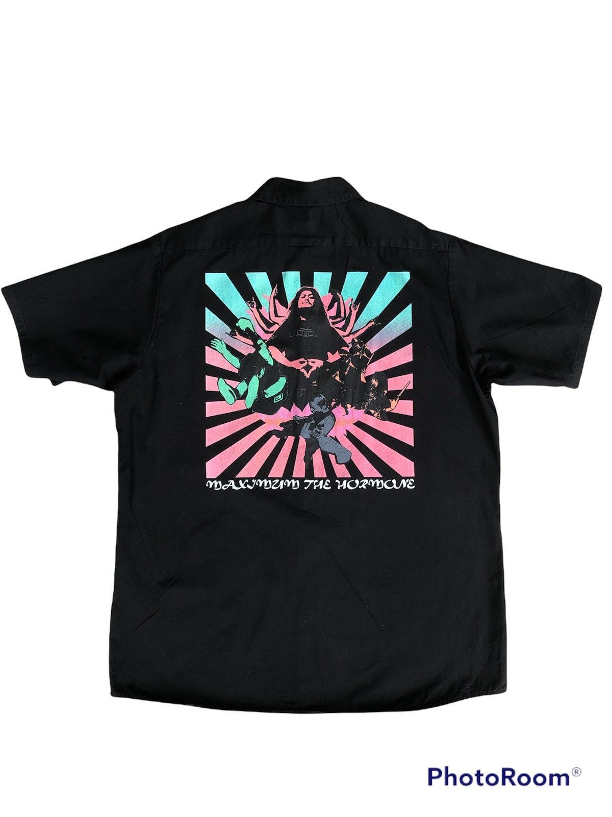 Band Tees Rare MAXIMUM THE HORMONE X ROLLING CRADLE Shirt Button Up Size US XL / EU 56 / 4 - 1 Thumbnail