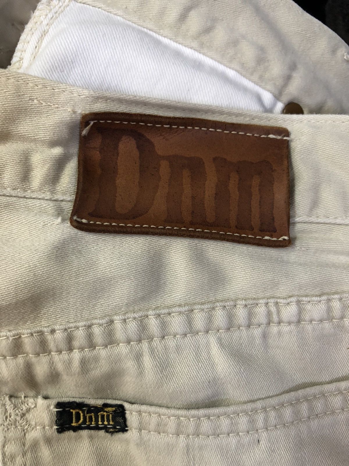 Denime 1990s vintage dnm leather patch #B1 Size US 30 / EU 46 - 7 Thumbnail