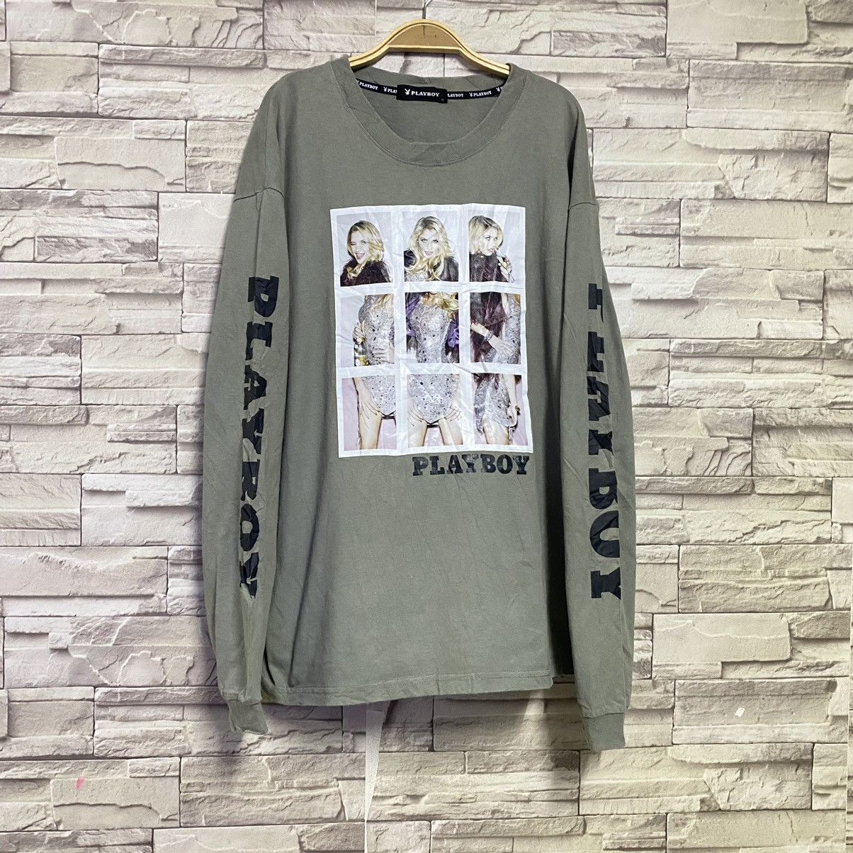 Playboy Playboy Naked Photo Shirt Longsleeve Size US XL / EU 56 / 4 - 3 Thumbnail