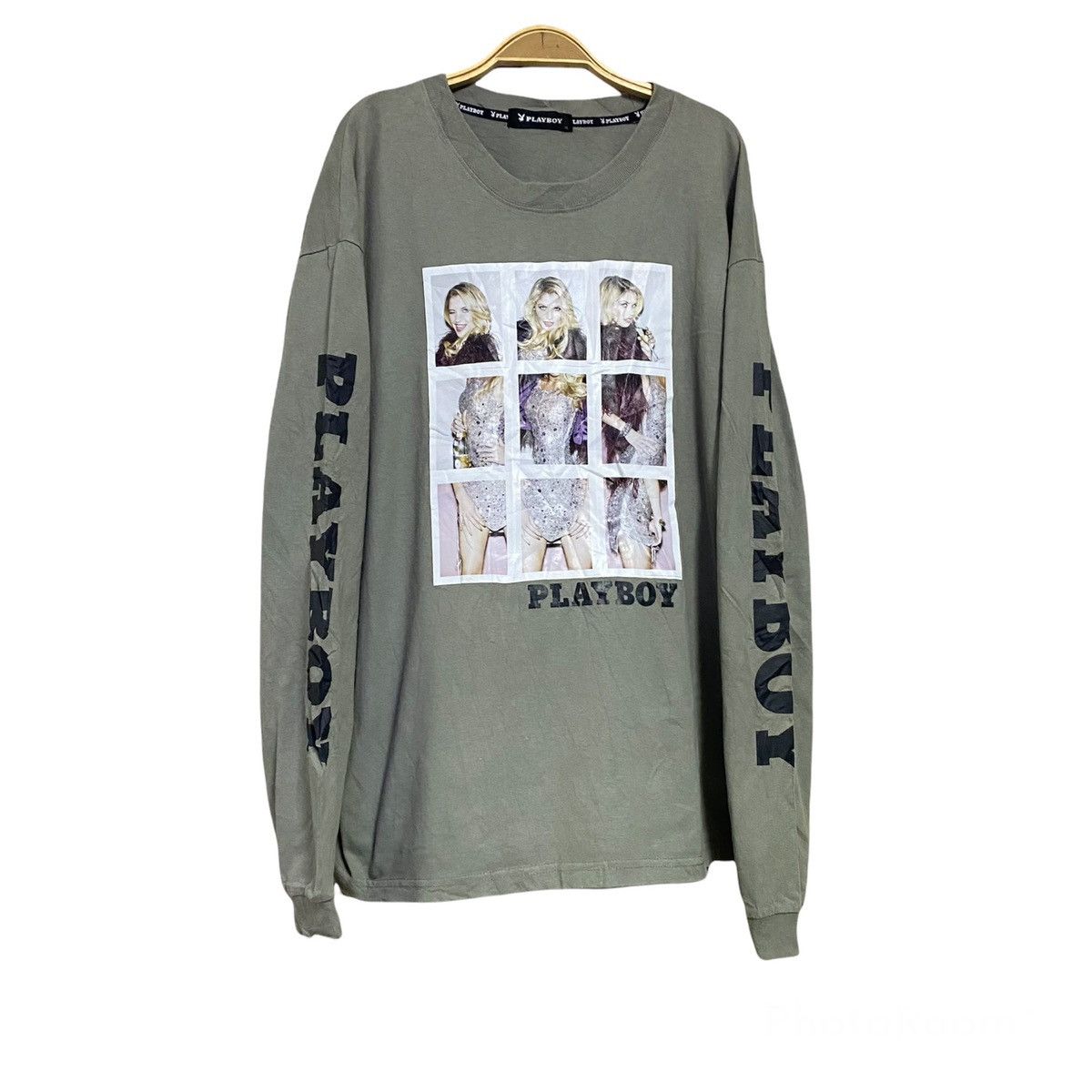 Playboy Playboy Naked Photo Shirt Longsleeve Size US XL / EU 56 / 4 - 1 Thumbnail