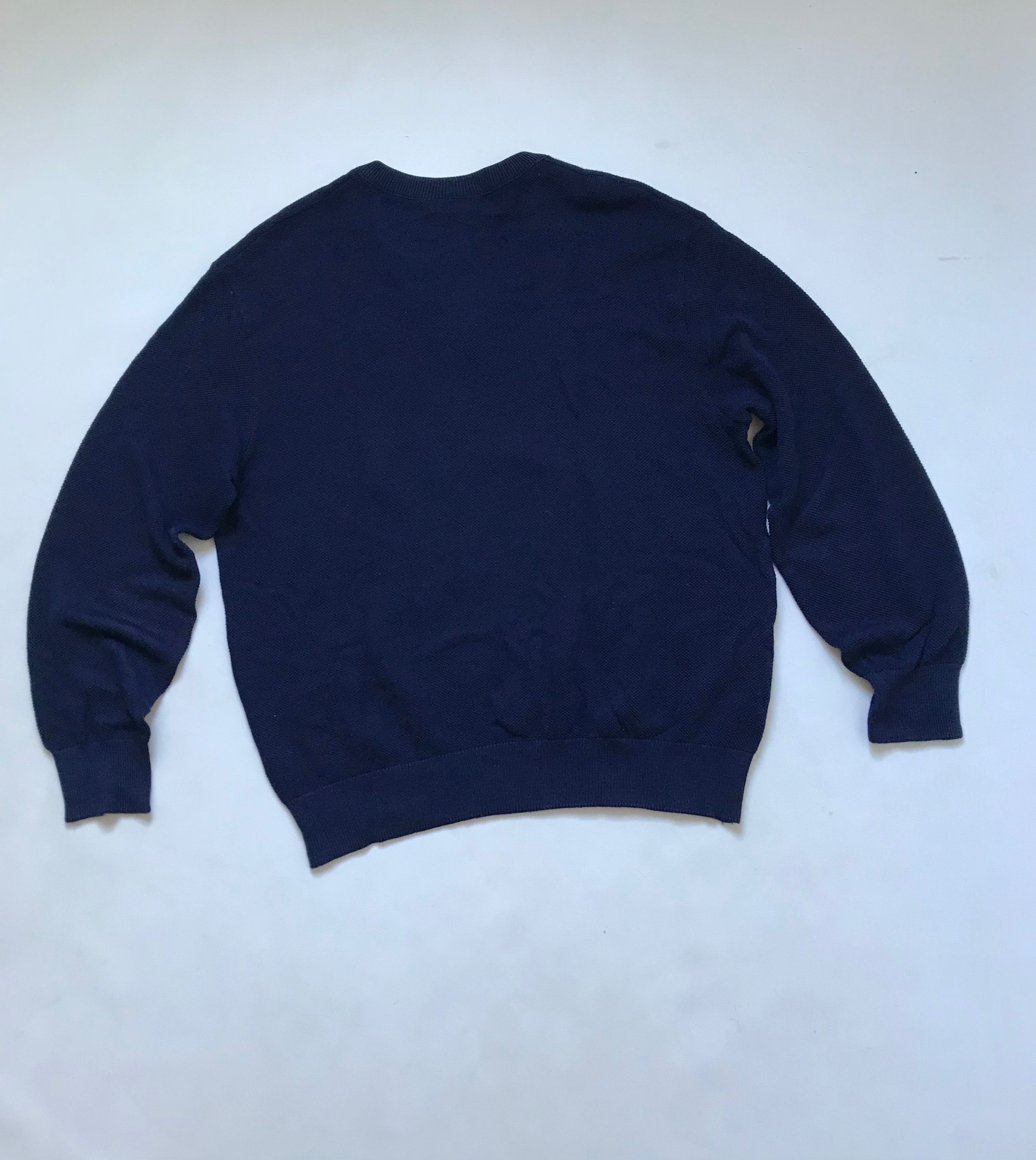 Lacoste Lacoste Vintage France V neck Jumper Sweater Wool Size US L / EU 52-54 / 3 - 5 Thumbnail
