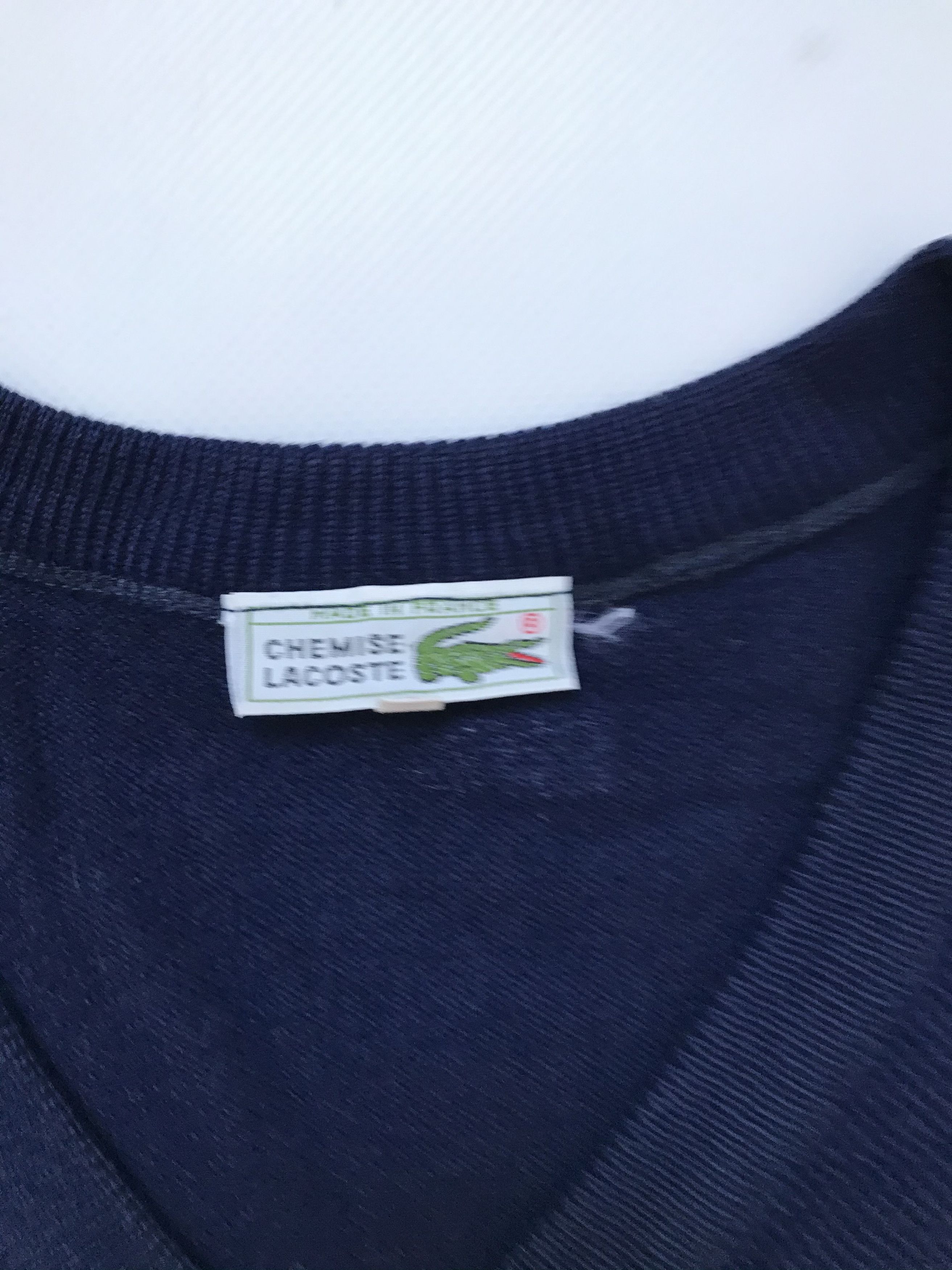 Lacoste Lacoste Vintage France V neck Jumper Sweater Wool Size US L / EU 52-54 / 3 - 4 Thumbnail