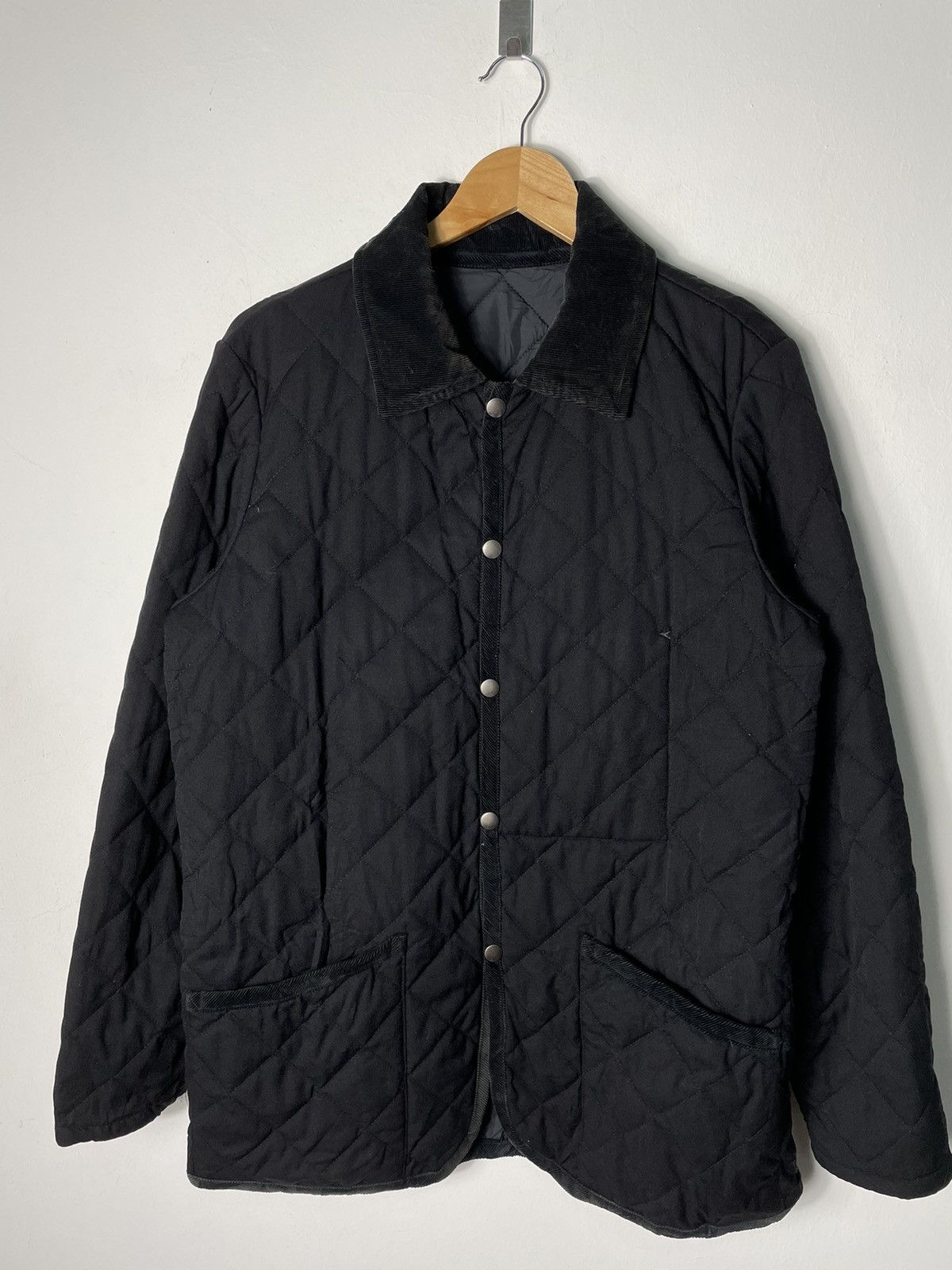 United Arrows Quilted Buttons Jacket Japanese Style