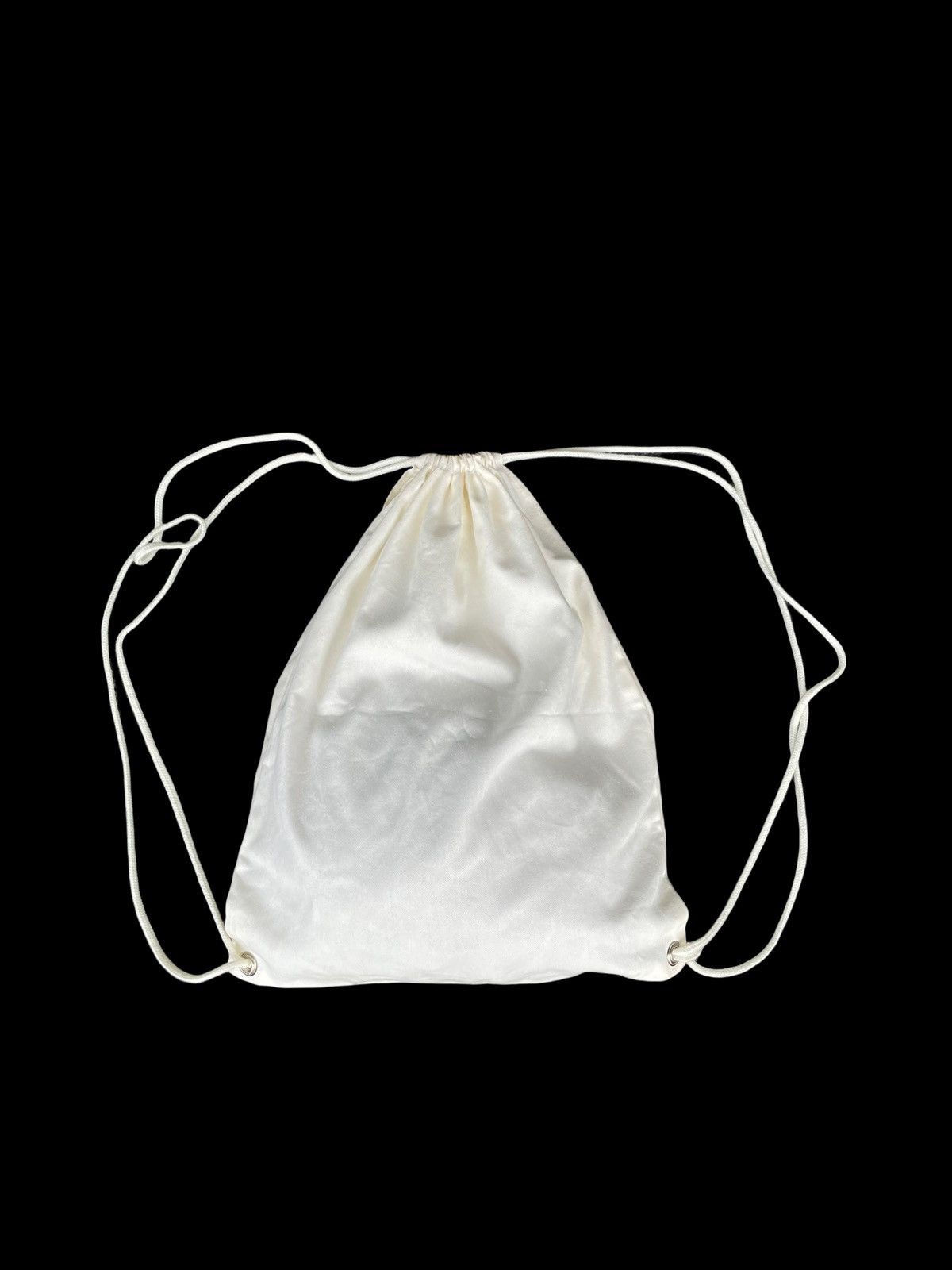 Issey Miyake × Japanese Brand × Tsumori Chisato ISSEY MIYAKE I.S. Logo Embroidered Canvas Drawstring Bag Size ONE SIZE - 3 Thumbnail