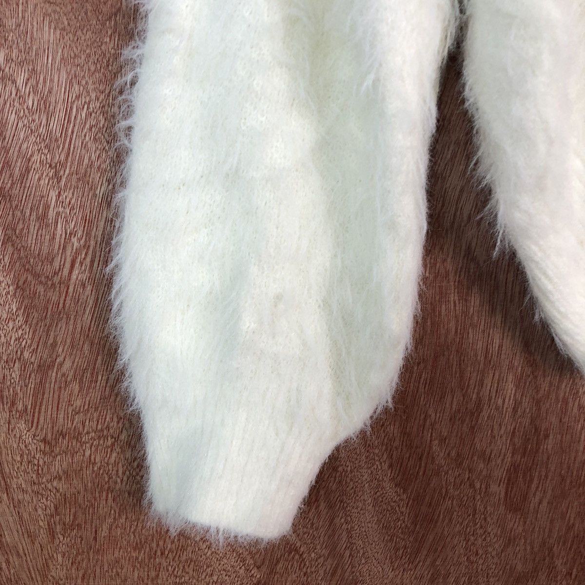 Homespun Knitwear × Japanese Brand Anap Mumpe White Mohair Shag Shaggy Knitwear #c349 Size M / US 6-8 / IT 42-44 - 6 Thumbnail