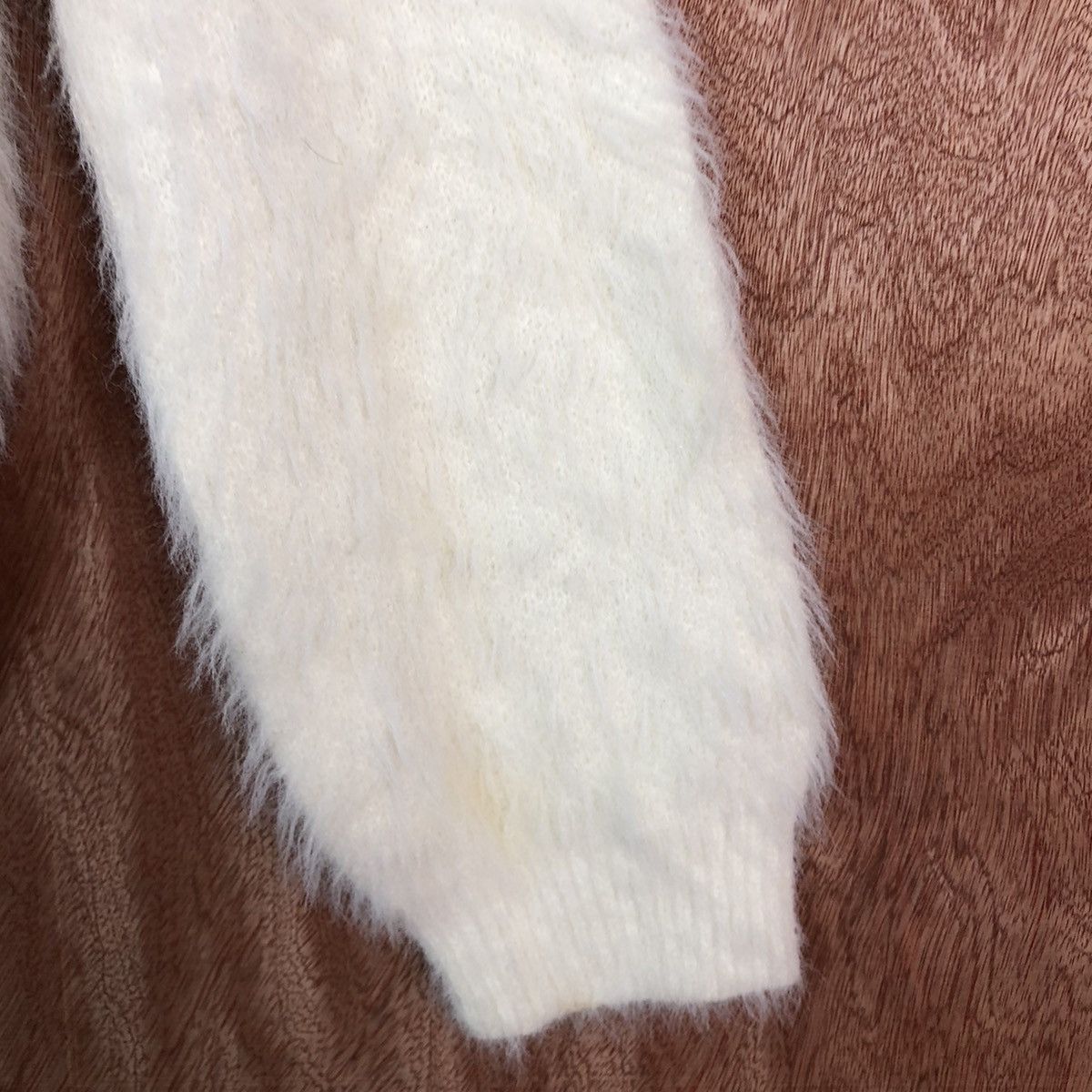 Homespun Knitwear × Japanese Brand Anap Mumpe White Mohair Shag Shaggy Knitwear #c349 Size M / US 6-8 / IT 42-44 - 4 Thumbnail