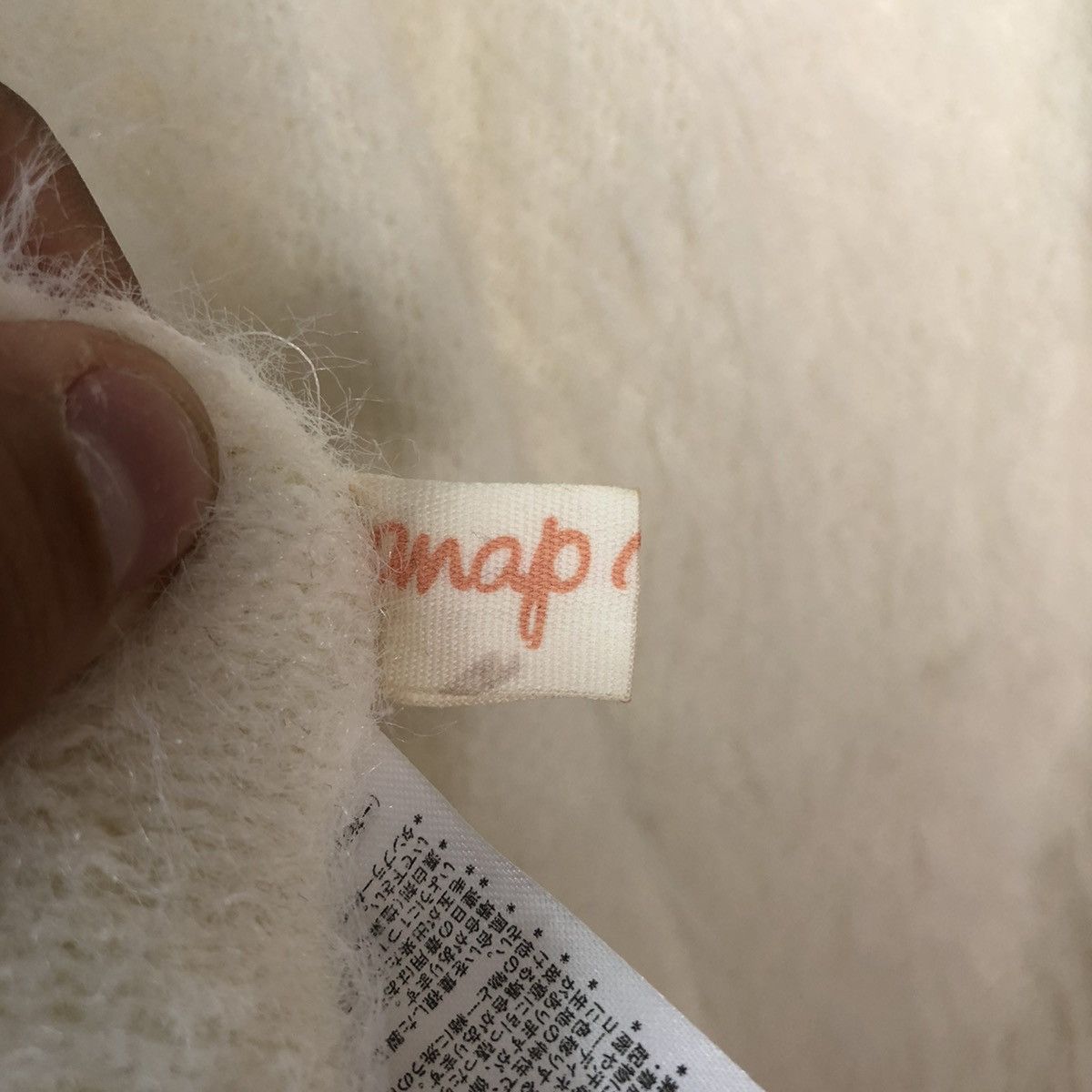 Homespun Knitwear × Japanese Brand Anap Mumpe White Mohair Shag Shaggy Knitwear #c349 Size M / US 6-8 / IT 42-44 - 11 Thumbnail