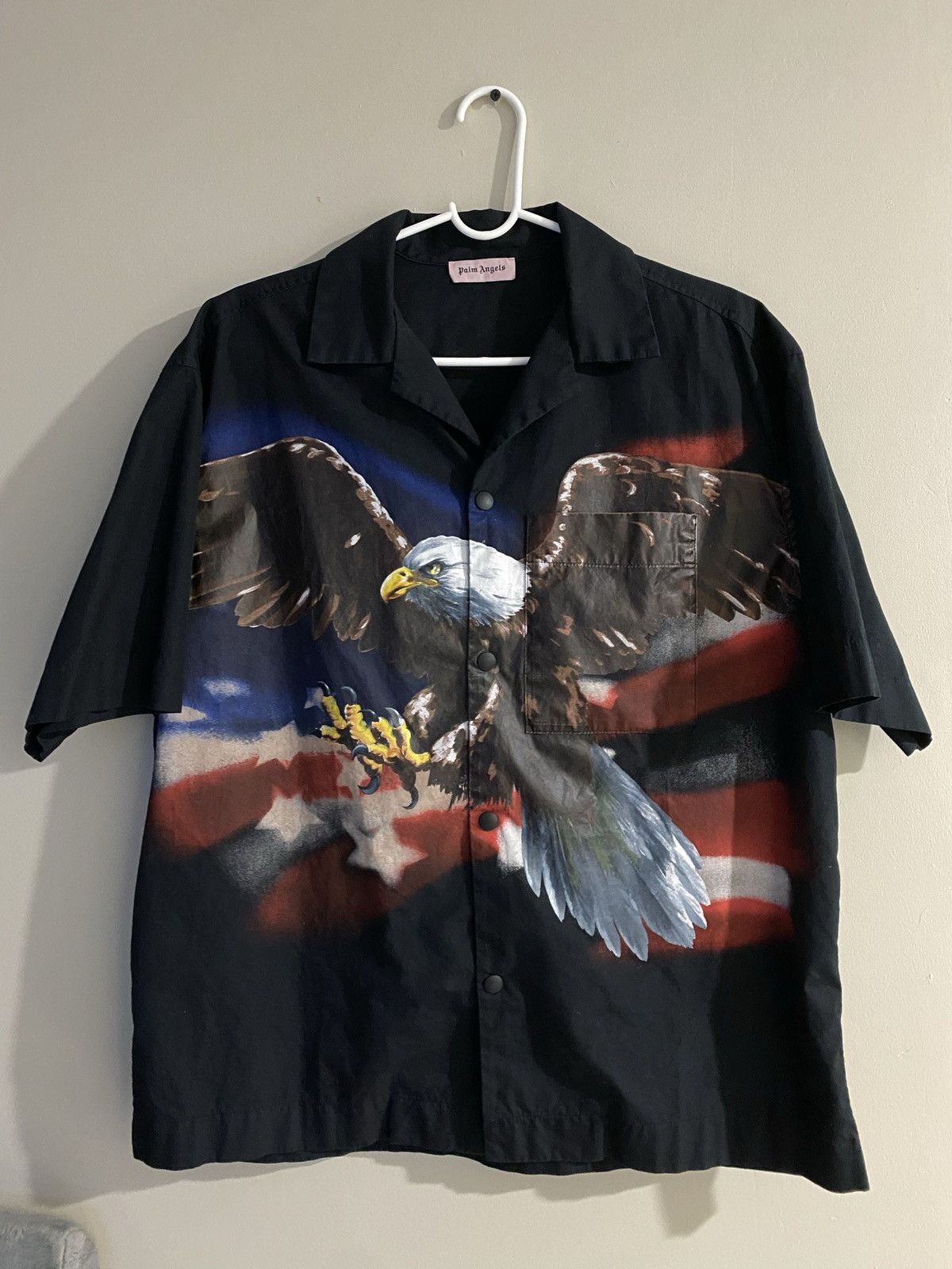 Palm Angels Palm Angel's Eagle Bowling Shirt | Grailed