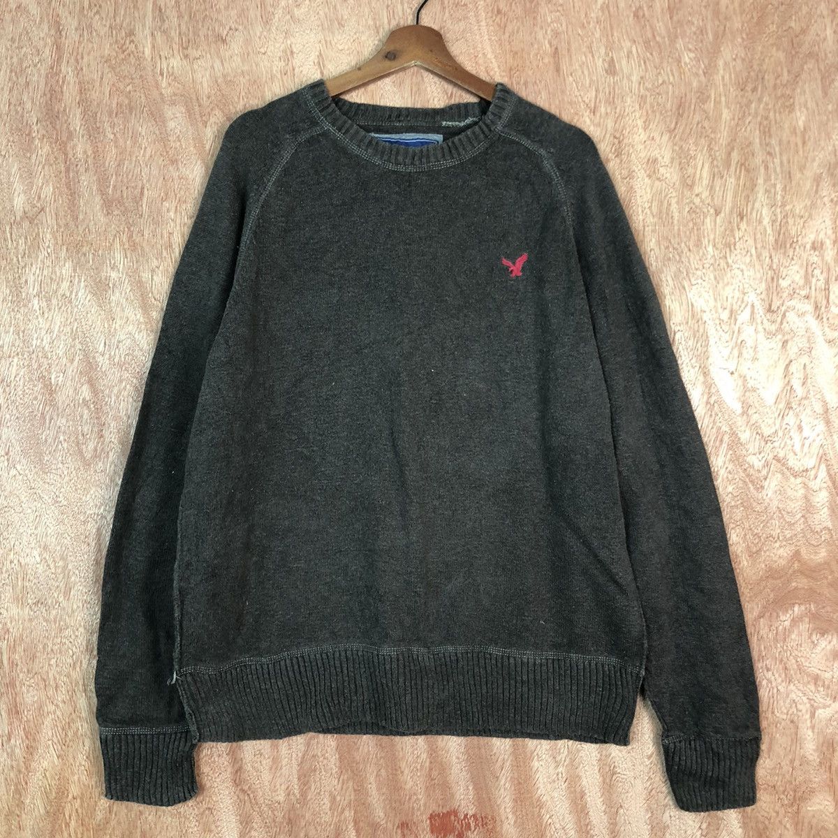 Japanese Brand American Eagle Outfitters Brown Knitwear sweatshirt #6078 Size US XL / EU 56 / 4 - 3 Thumbnail